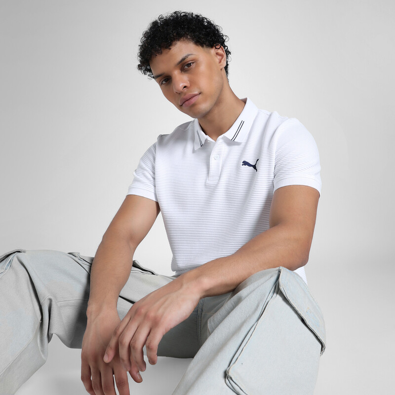PUMA Essentials Ottoman Durable Interlock Polo