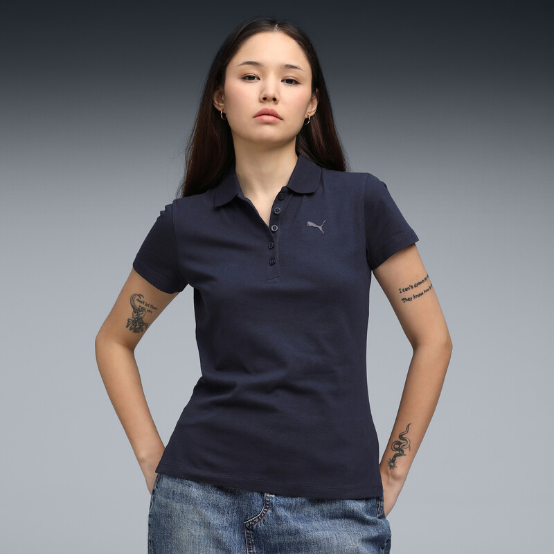 PUMA Essentials Elevated Logo Polo T-shirt