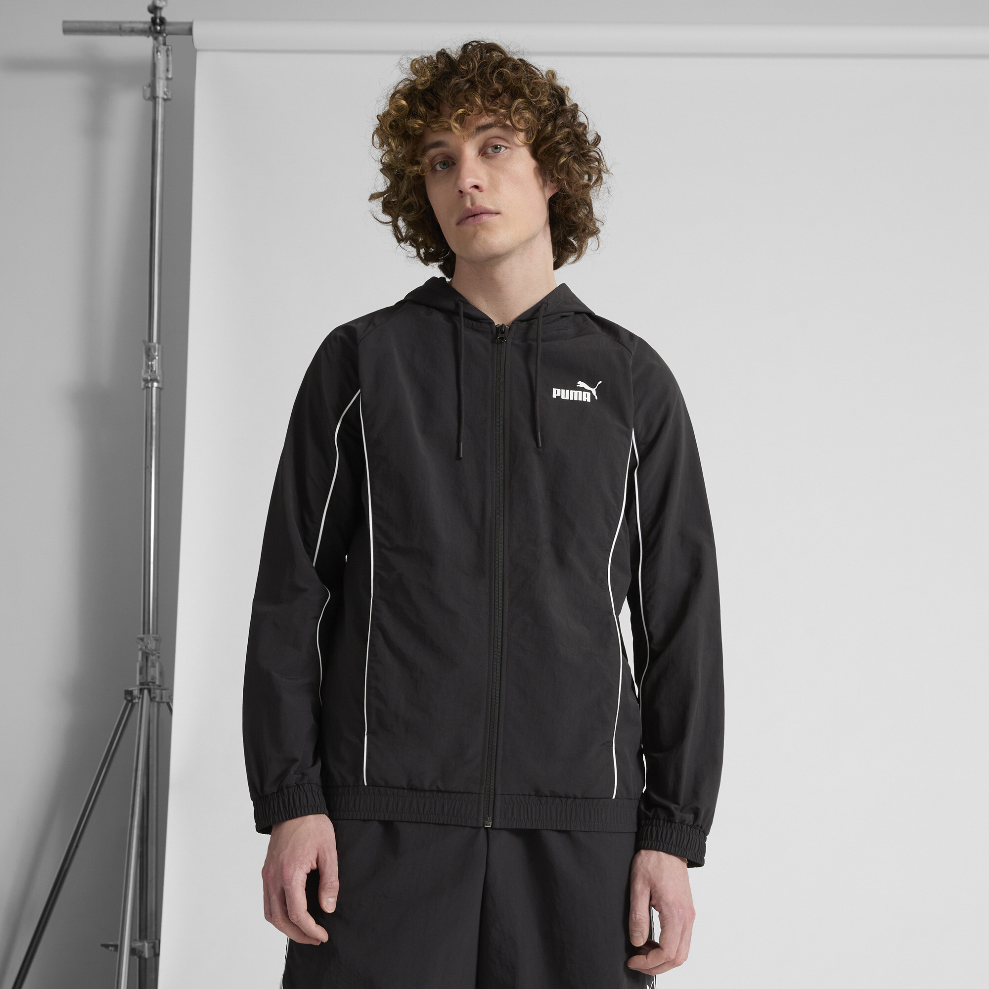 Puma Sport Woven Jacket Men In Black
