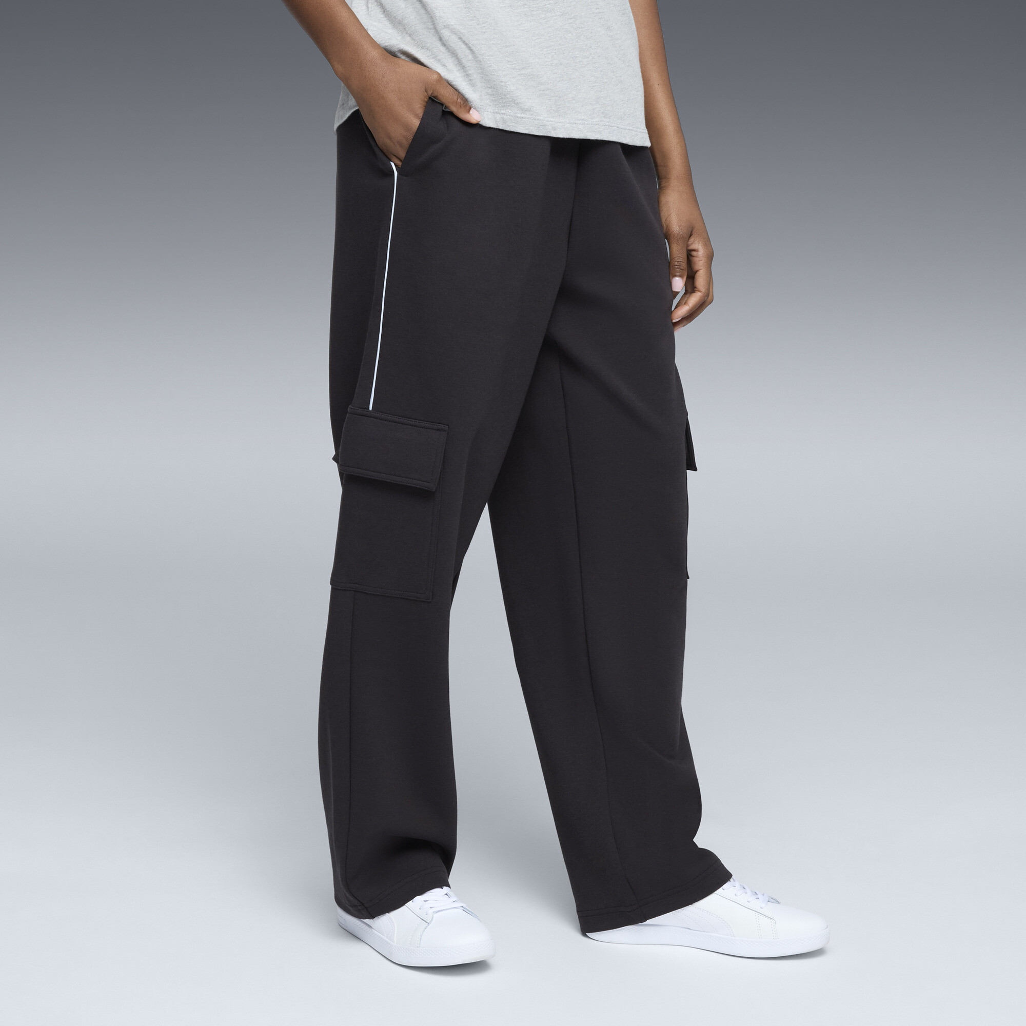 PUMA Sport Pack Men's Relaxed Fit Cargo Pants in Black, Size S