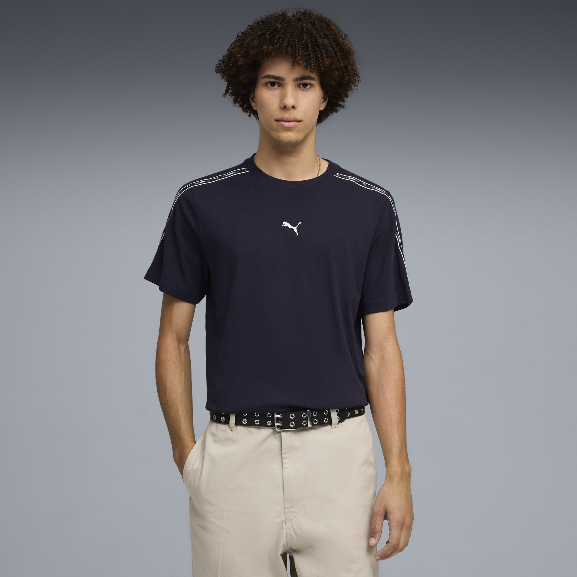 PUMA T shirtà bandes Essentials+ Homme Vêtements - vue 4