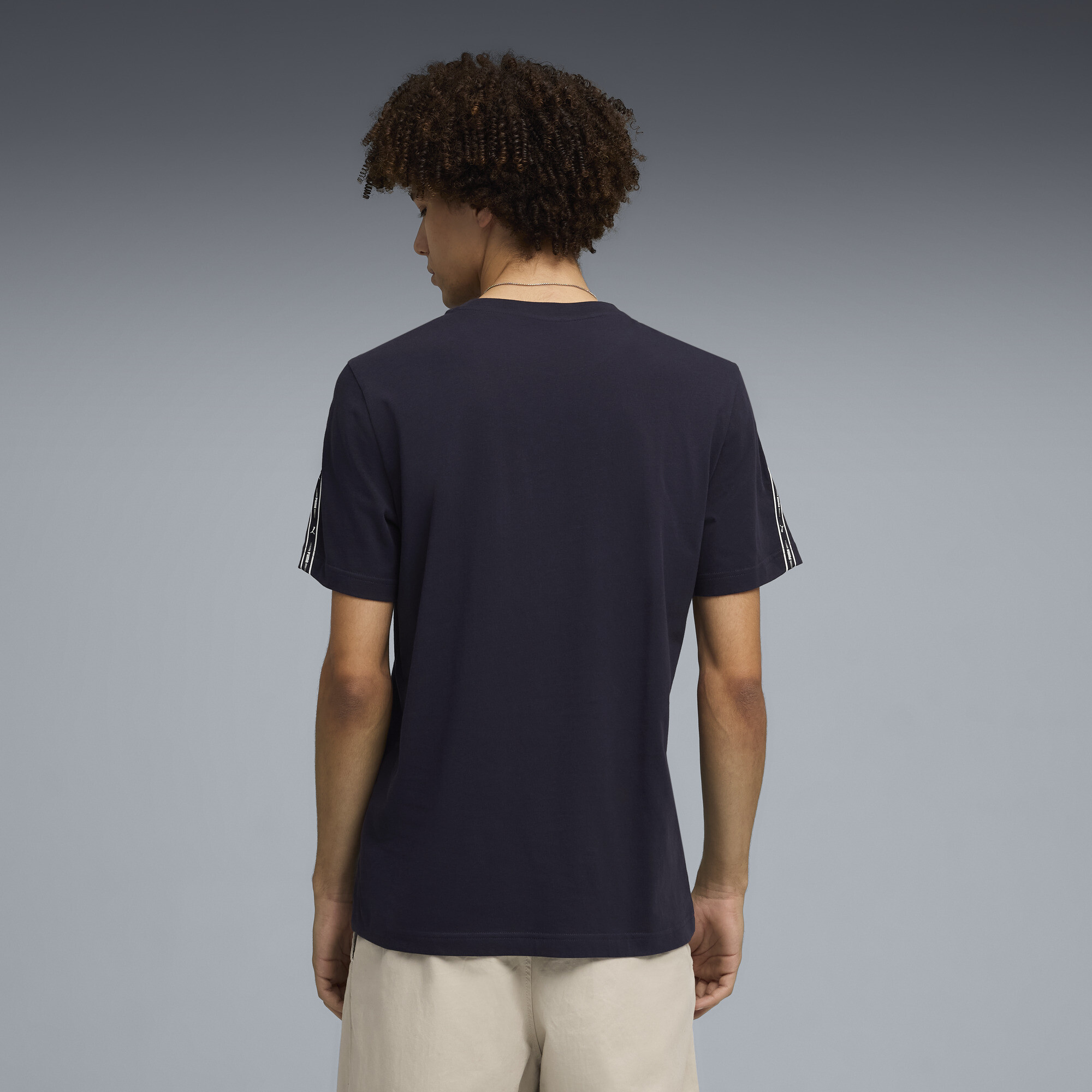 PUMA Essentials T-shirt met band voor Heren, Blauw, Maat XS thumbnail 5