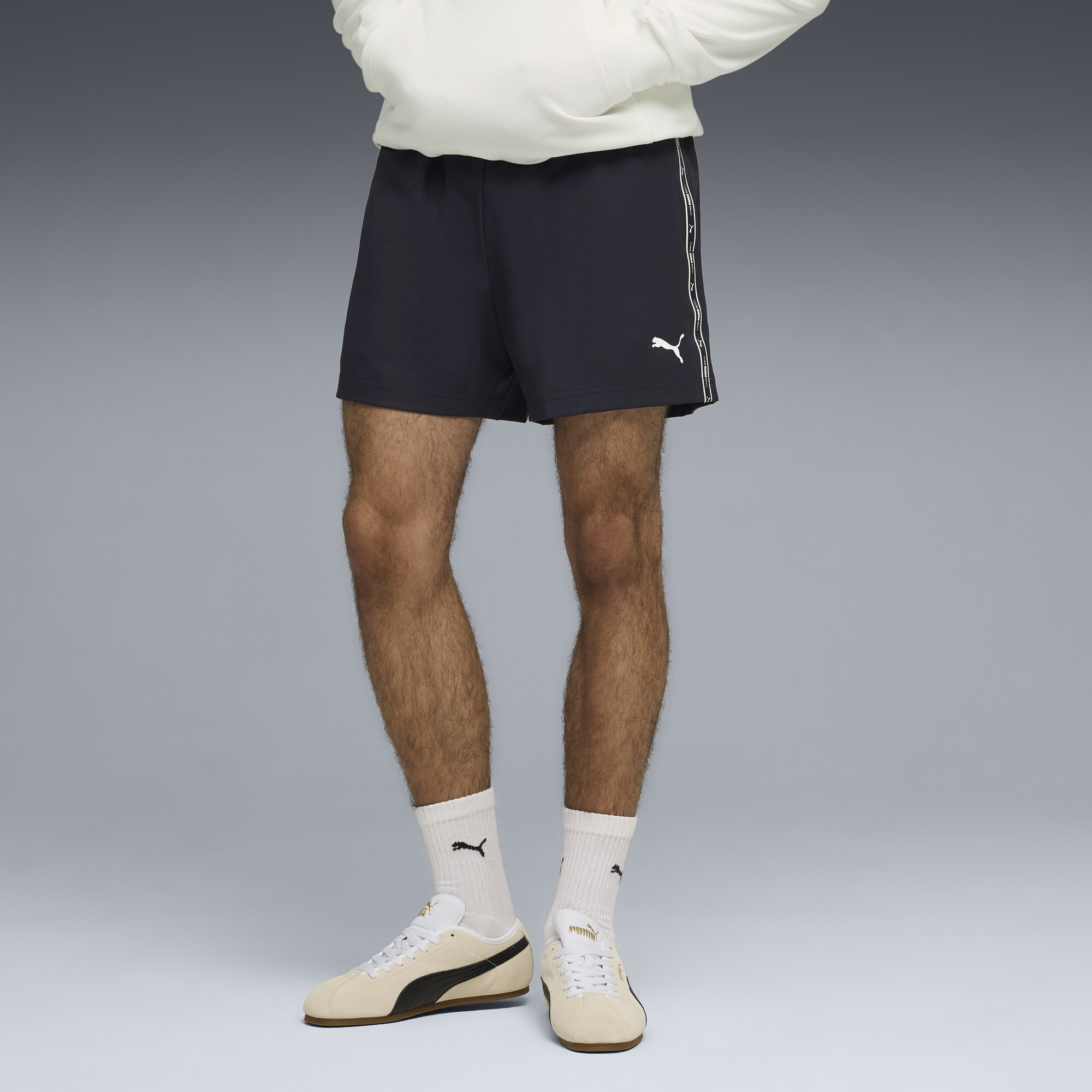 PUMA Essentials Tape geweven short voor Heren, Blauw, Maat M