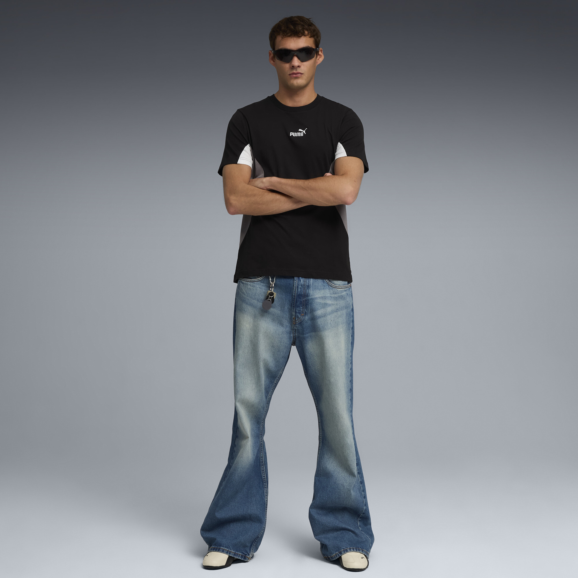 PUMA Essentials Block T-shirt voor Heren, Zwart, Maat XL thumbnail 4