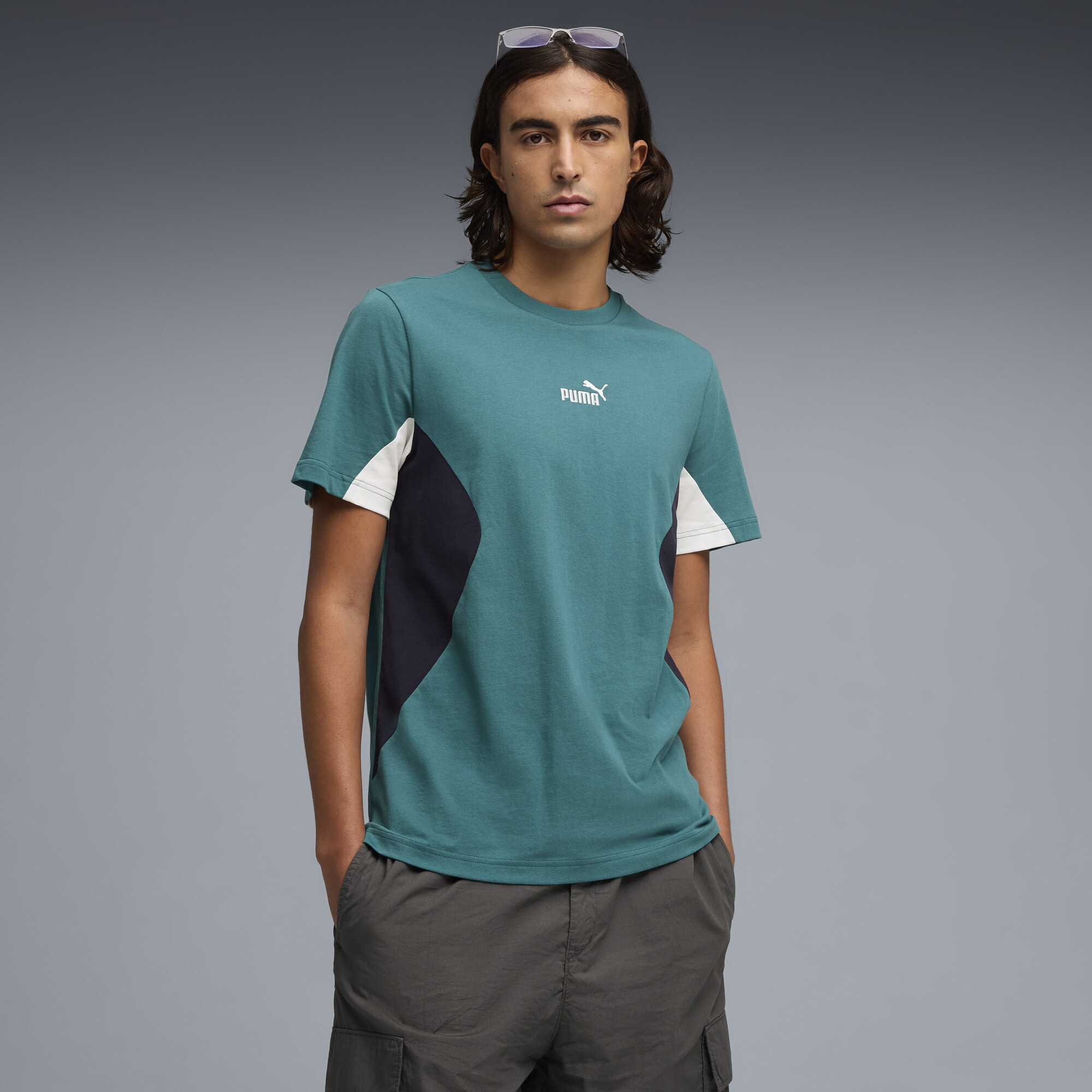 Vêtements Puma ESS BLOCK Tee pour Homme - vue 2