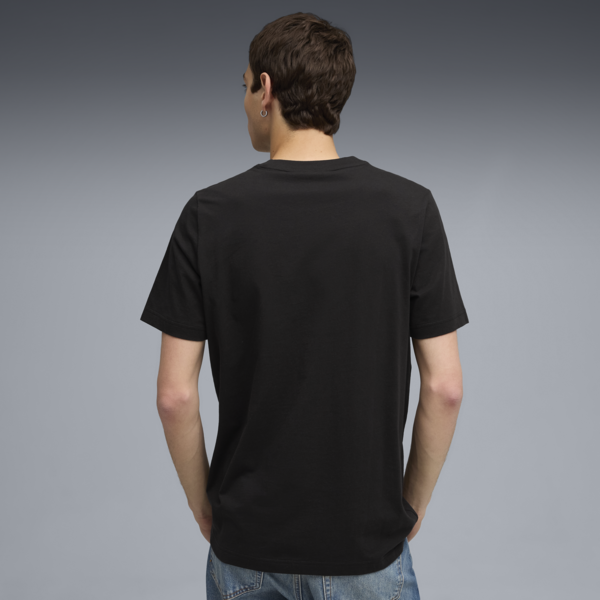 Graphic Cat Logo Tee M Men, PUMA Black, large-ZAF