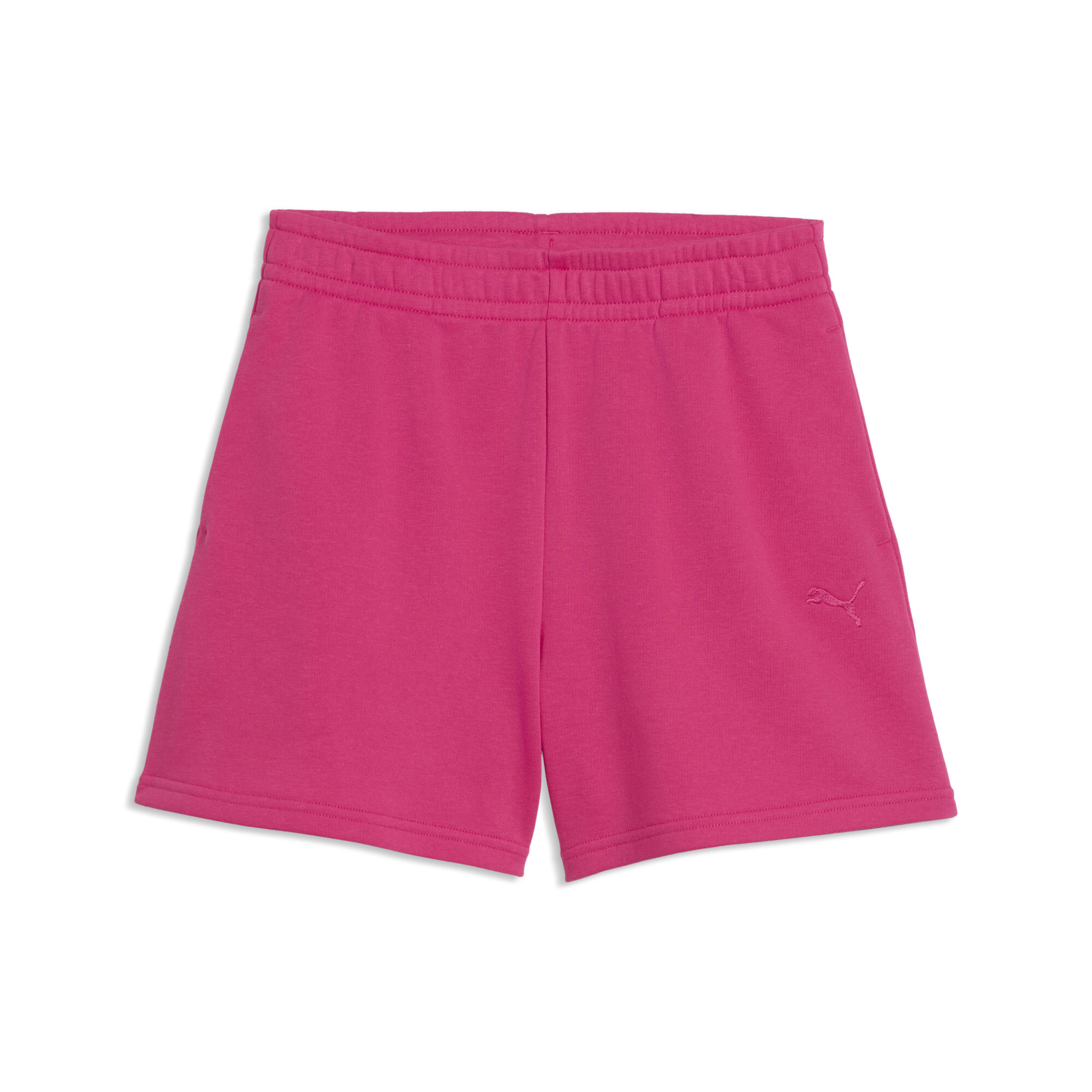 PUMA Essentials short met hoge taille voor Dames, Roze, Maat 9-10Y thumbnail 3