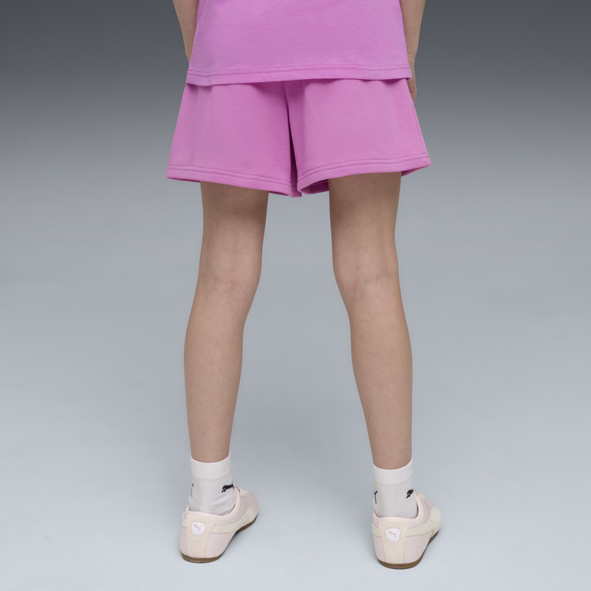 PUMA Essentials short met hoge taille voor Dames, Maat 11-12Y thumbnail 5