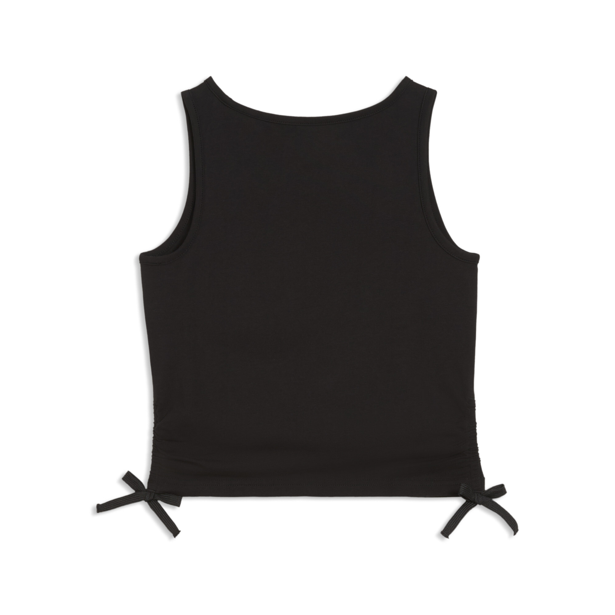 PUMA Essentials Slim geknoopte tanktop voor Dames, Zwart, Maat 7-8Y thumbnail 2