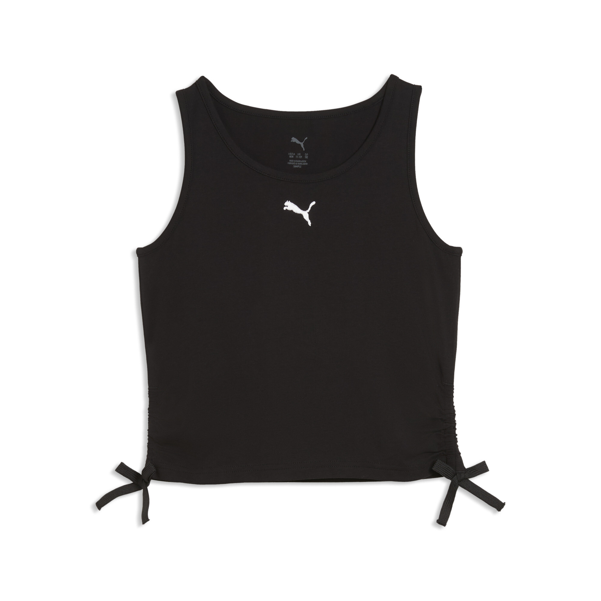 PUMA Essentials Slim geknoopte tanktop voor Dames, Zwart, Maat 7-8Y thumbnail 3