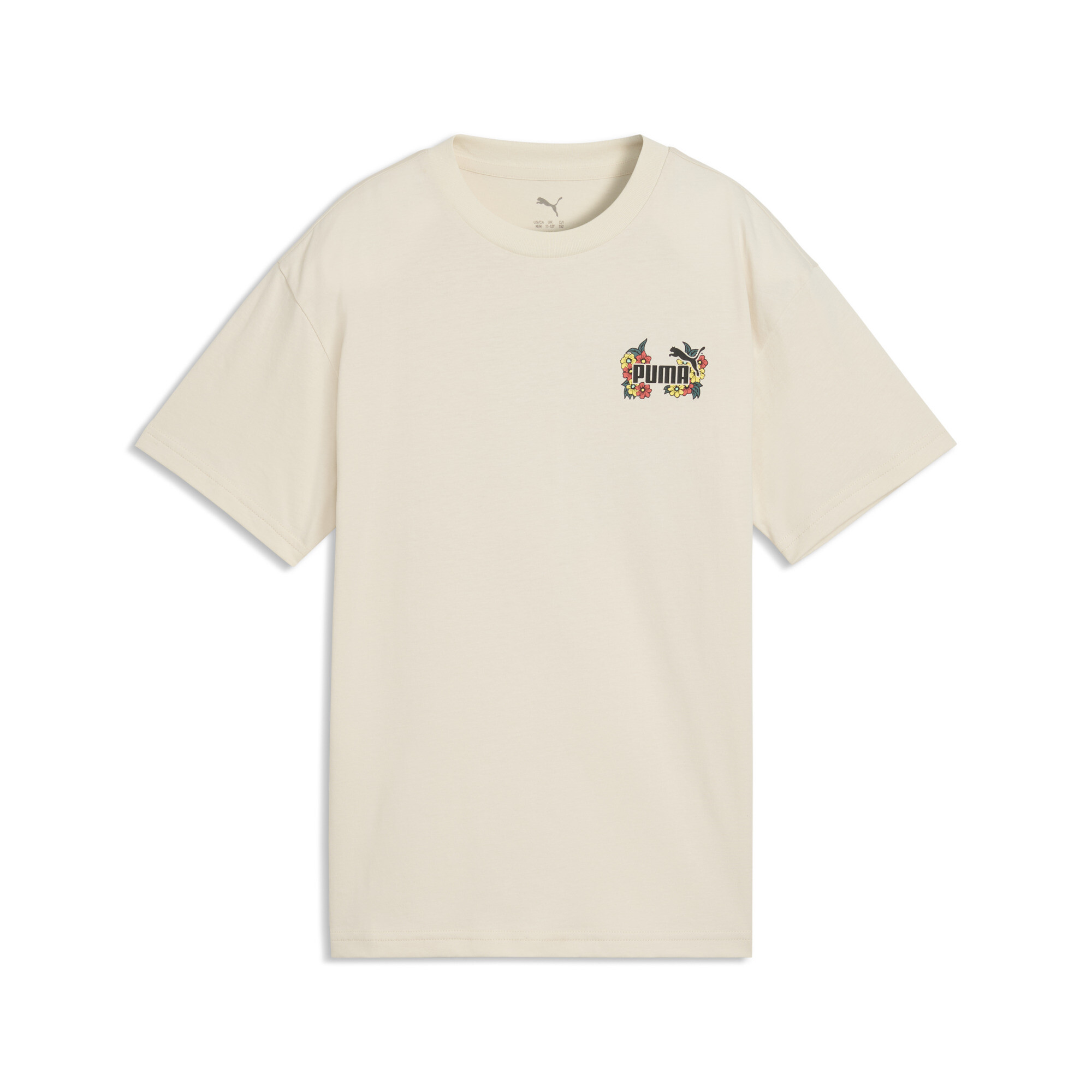 PUMA MID 90s relaxed T-shirt met print voor Dames, Maat 11-12Y