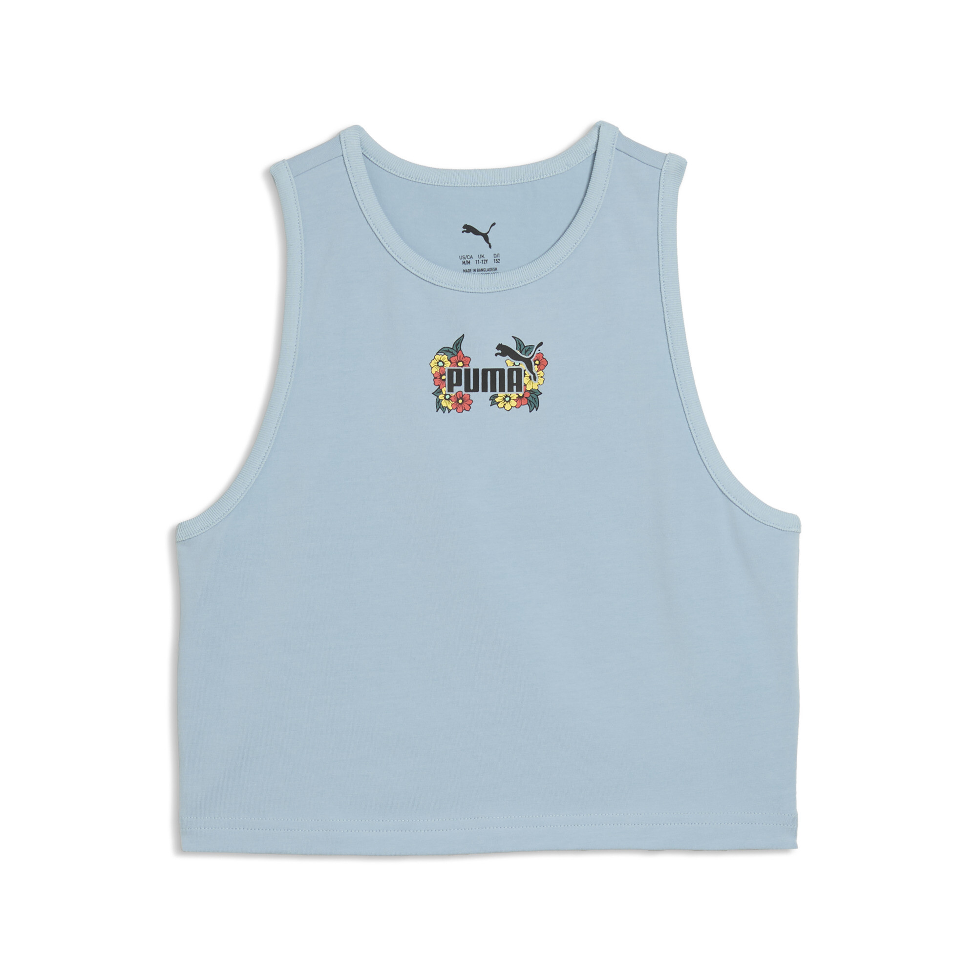 PUMA MID 90s slim-fit tanktop met afbeelding voor Dames, Maat 11-12Y thumbnail 3