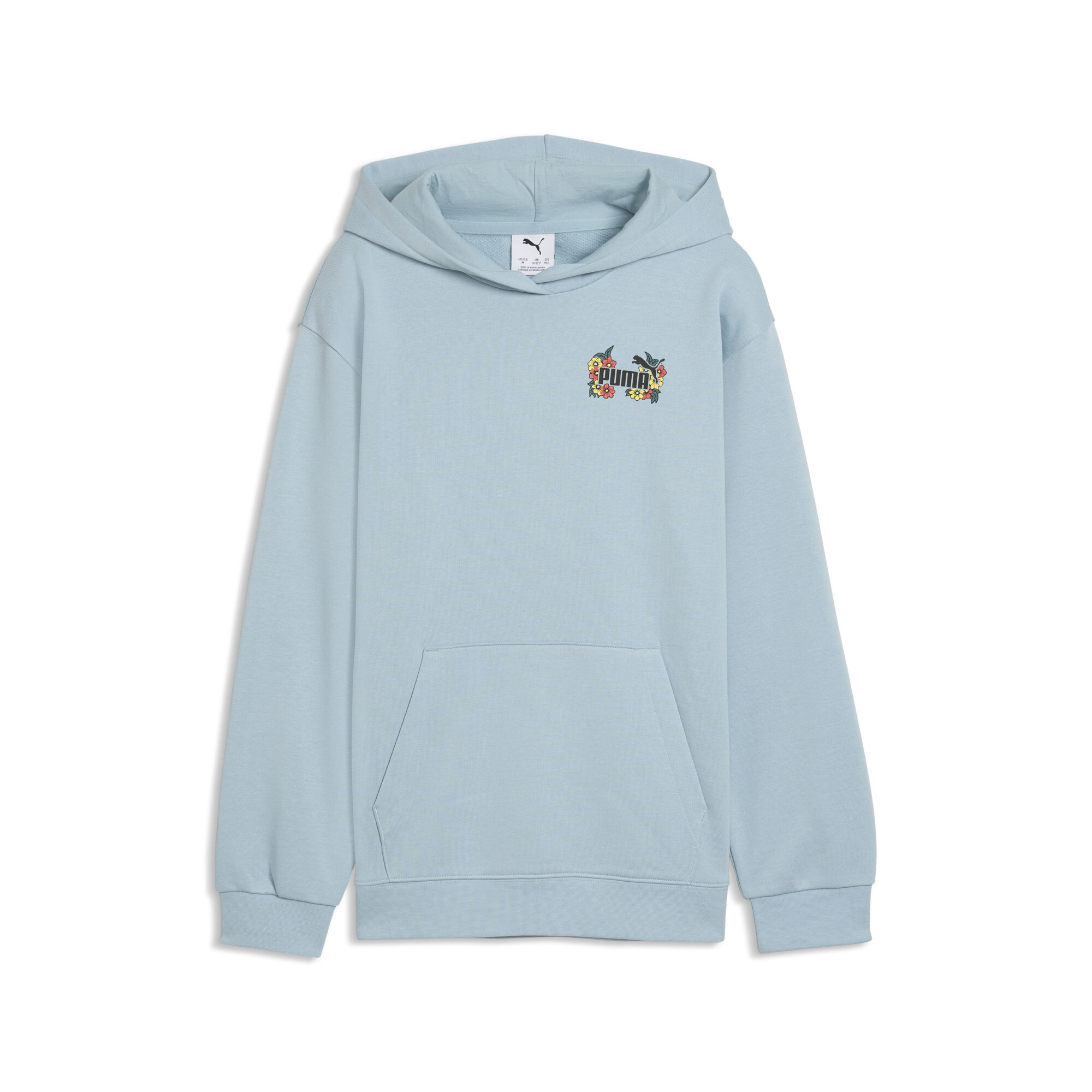 PUMA MID 90s relaxte hoodie met afbeelding voor Dames, Maat 15-16Y