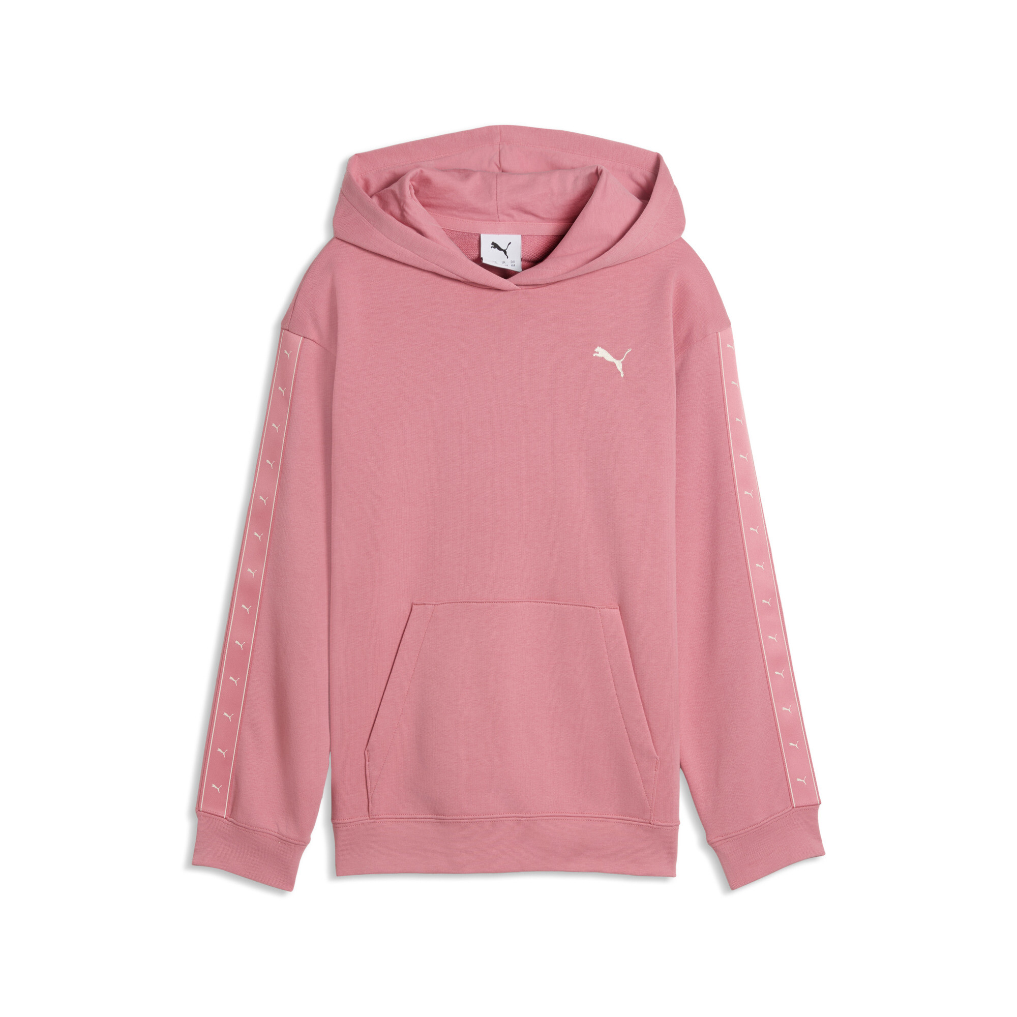 PUMA Essentials Tape relaxte hoodie voor Dames, Roze, Maat 13-14Y