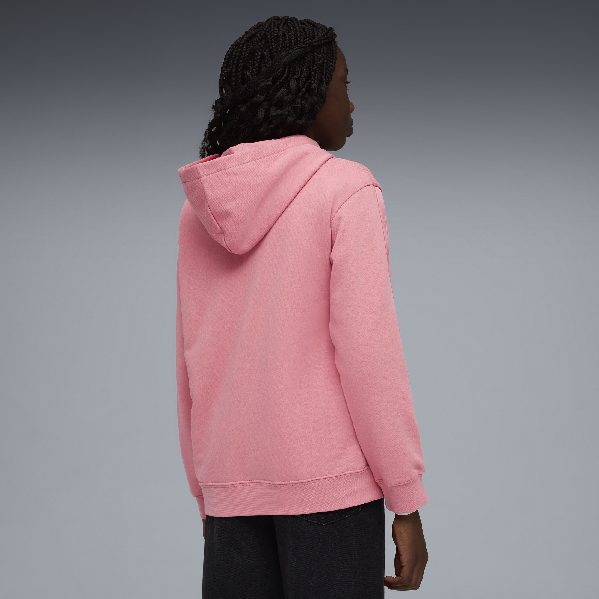 PUMA Essentials Tape relaxte hoodie voor Dames, Roze, Maat 13-14Y thumbnail 3