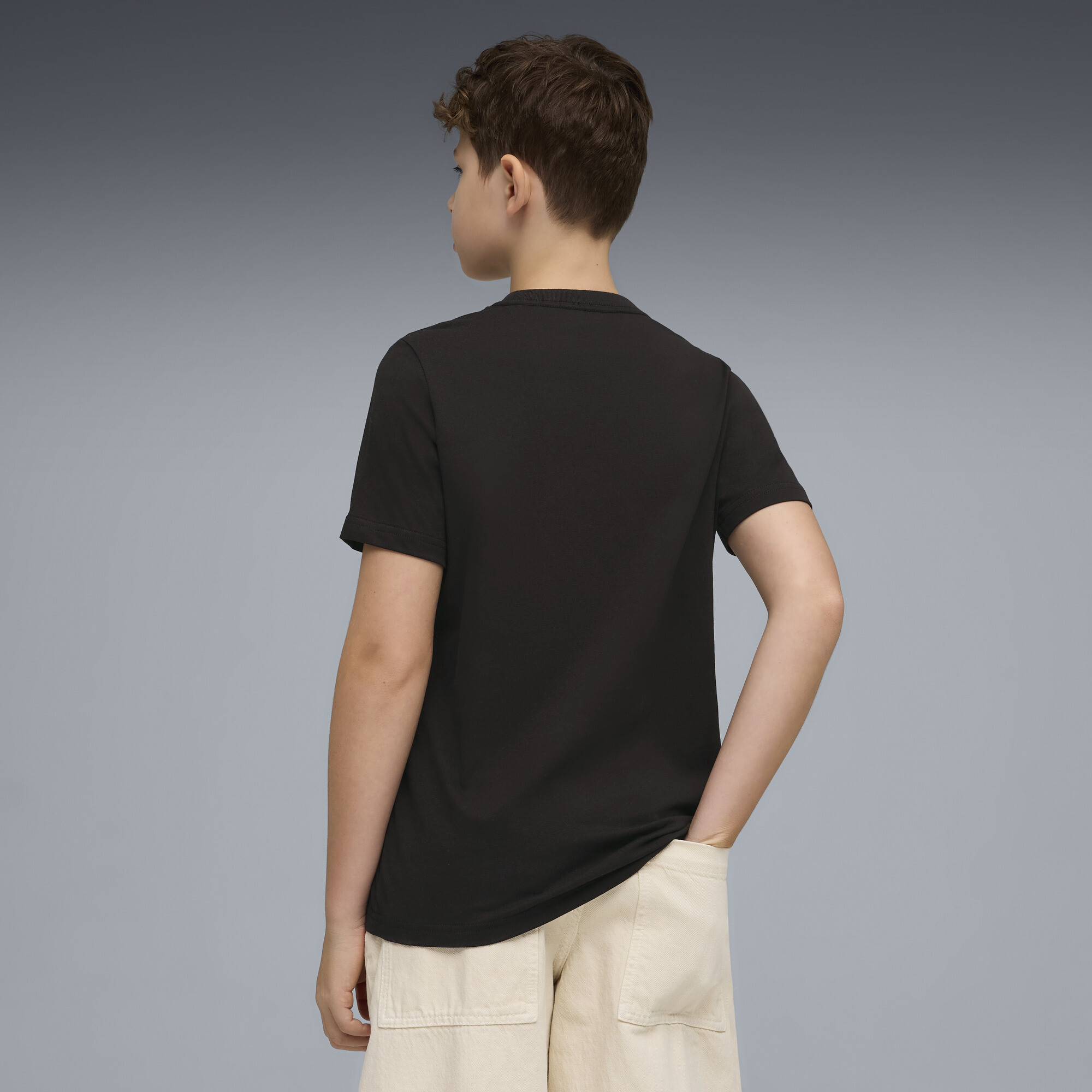 PUMA MID 90s T-shirt met print voor Heren, Zwart, Maat 13-14Y thumbnail 3