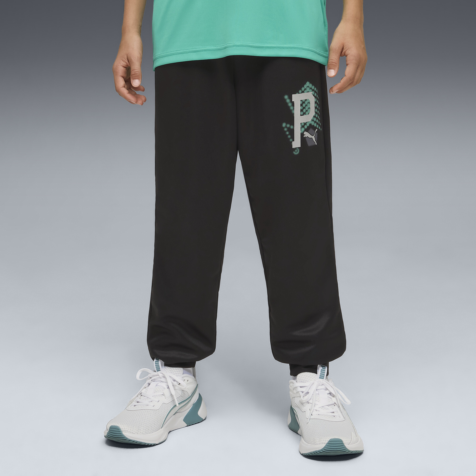 PUMA Active Sports broek voor Heren, Zwart, Maat 5-6Y thumbnail 4