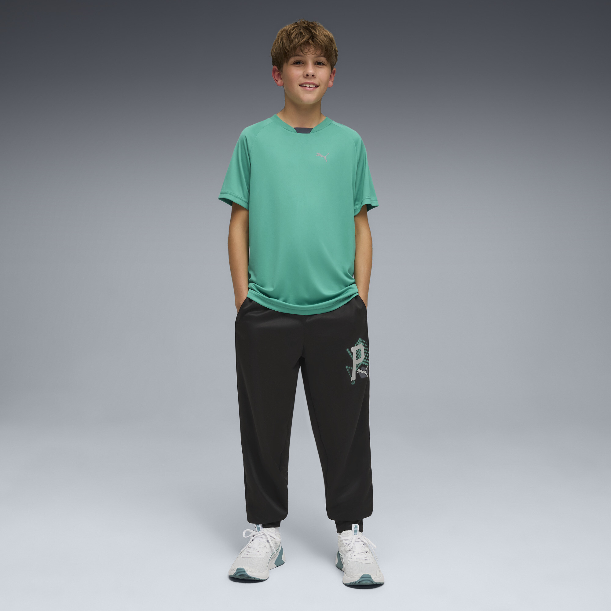 PUMA Active Sports broek voor Heren, Zwart, Maat 5-6Y thumbnail 2