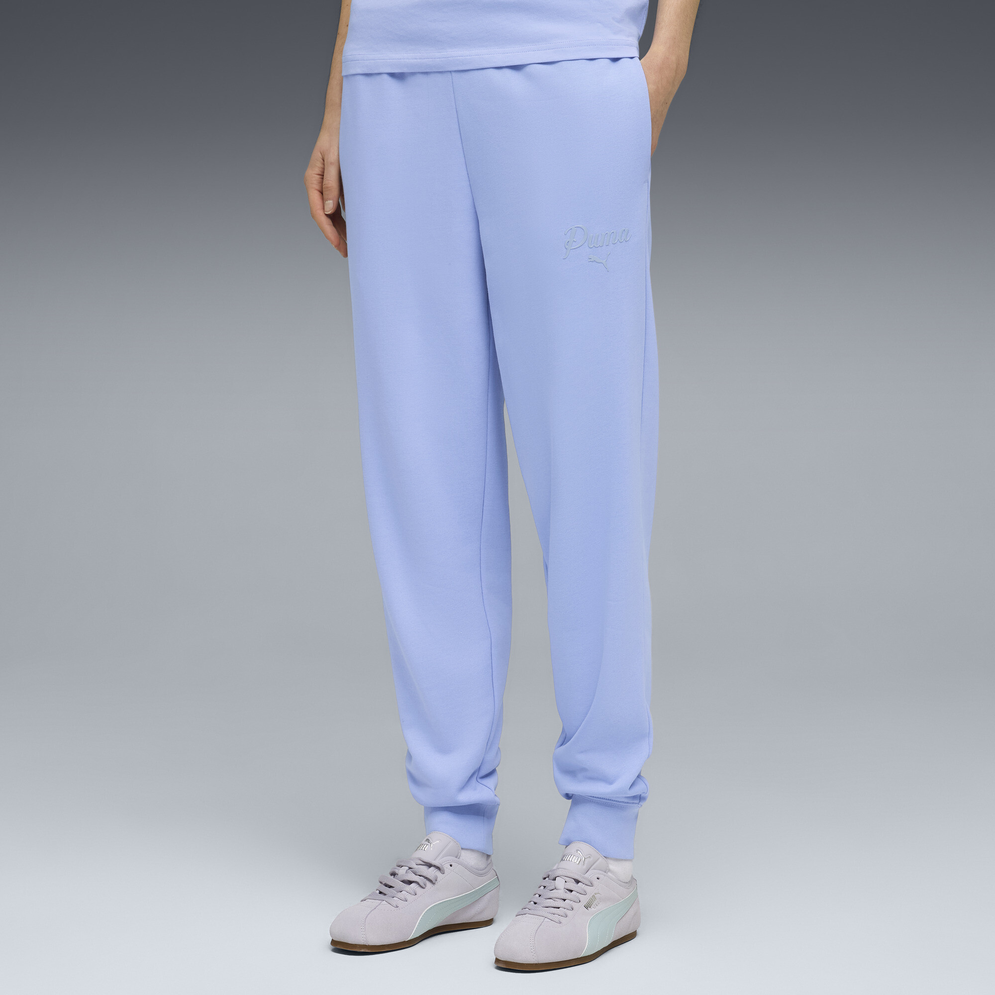 PUMA Essentials Script sweatpant voor Dames, Maat L