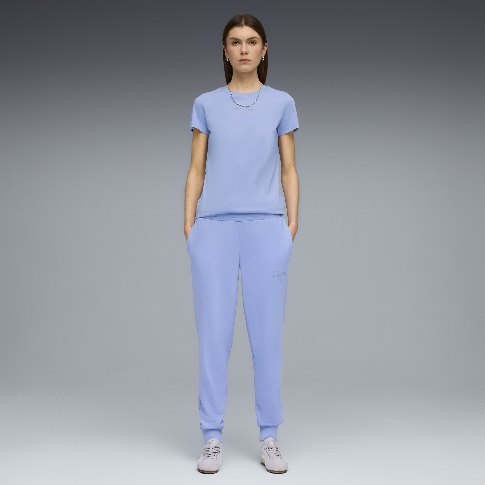 PUMA Essentials Script sweatpant voor Dames, Maat M thumbnail 4