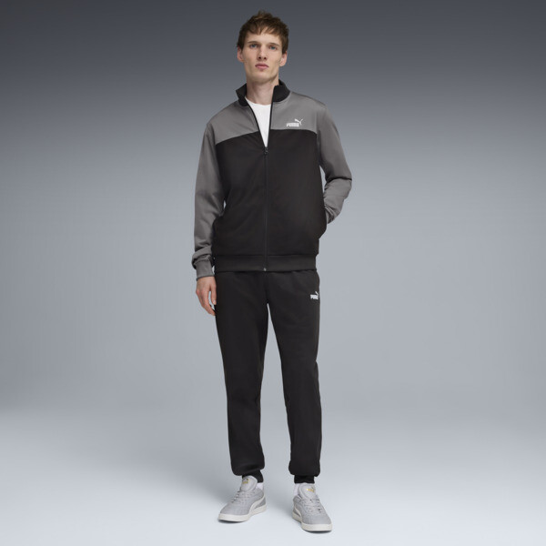 PUMA Conjunto de jogging Colourblock para Hombre En Negro