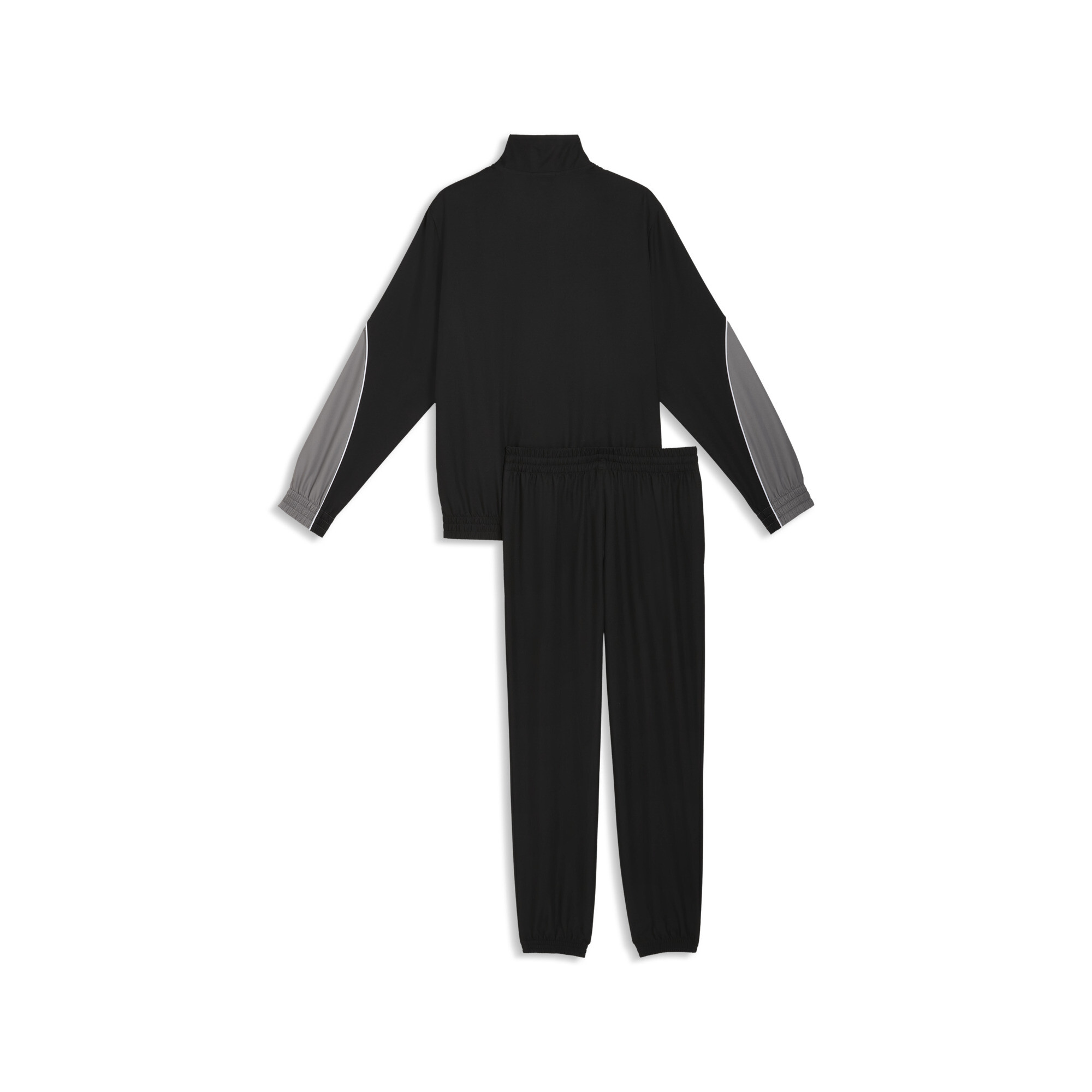 PUMA Geweven colourblock-trainingspak voor Heren, Zwart, Maat L thumbnail 2