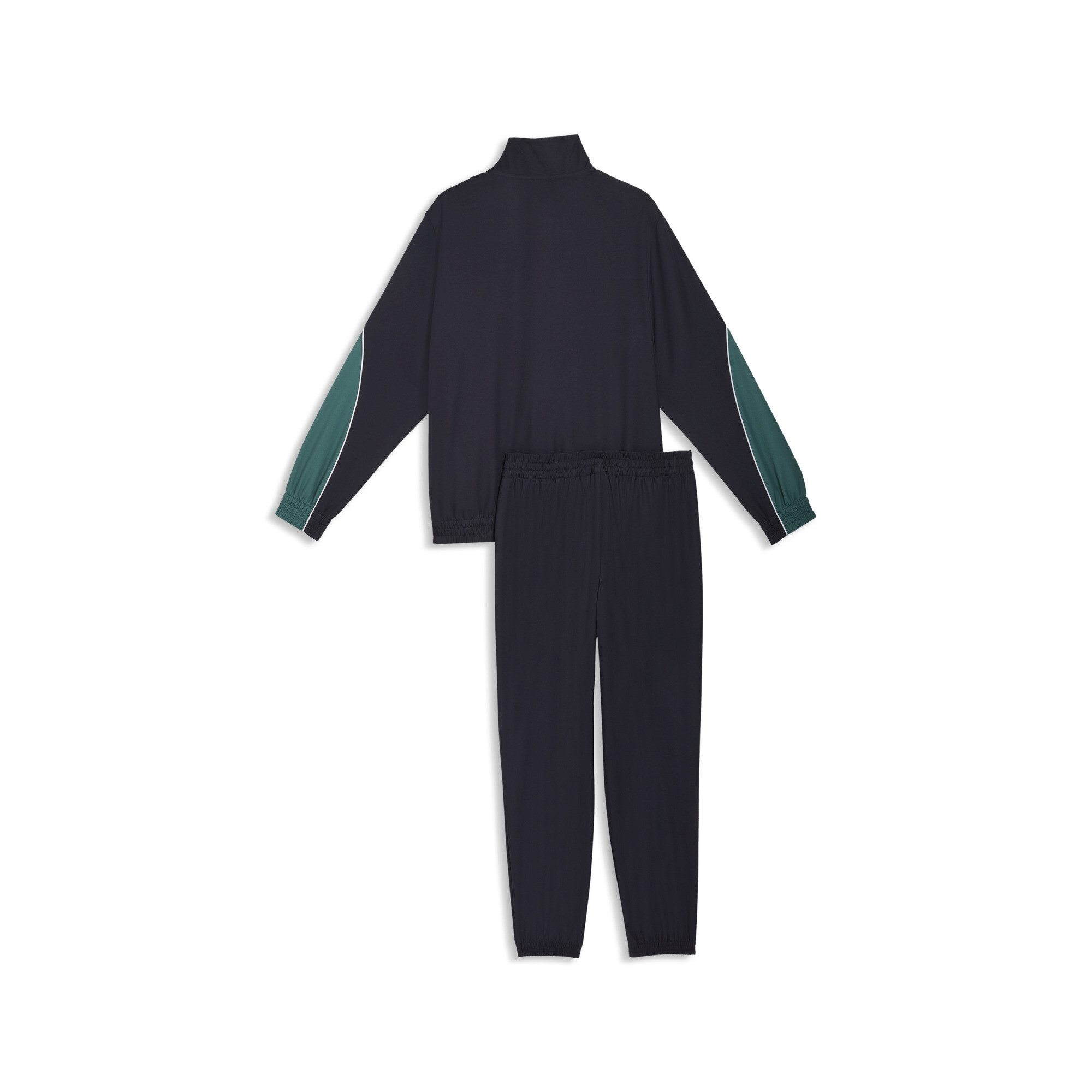 PUMA Geweven colourblock-trainingspak voor Heren, Blauw, Maat XL thumbnail 2