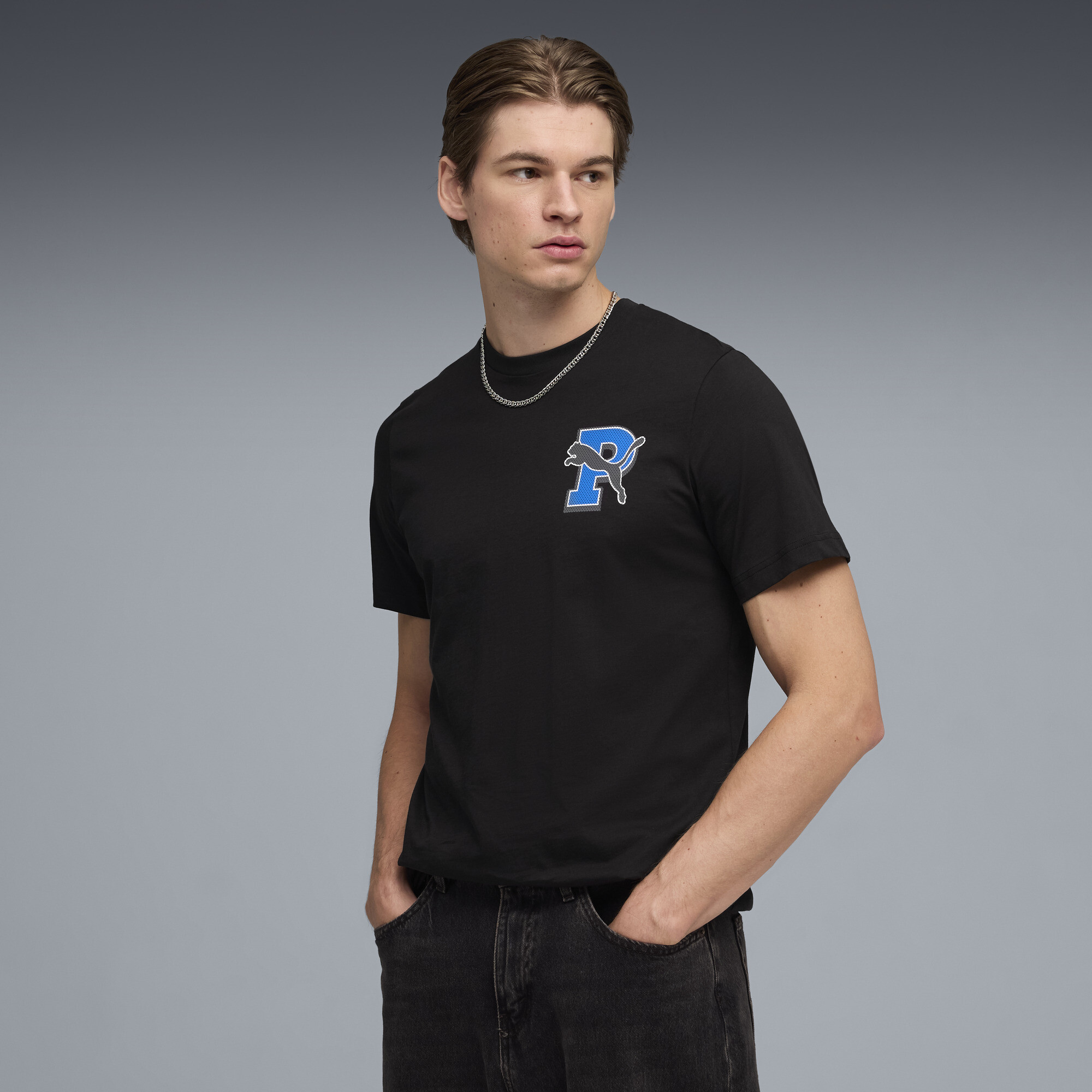 BLACK STRIPES メンズウェア #THUNDER MOCK NECK TEE