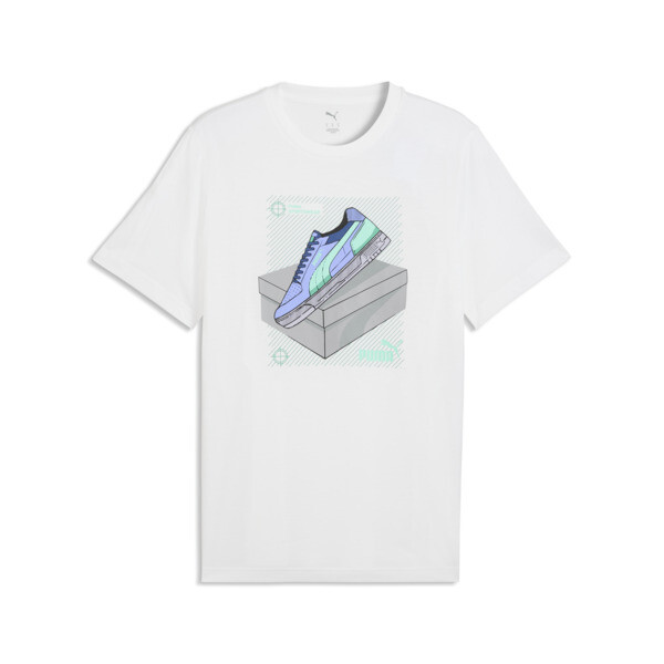 Remera PUMA estampada Sneaker para Hombre En Blanco