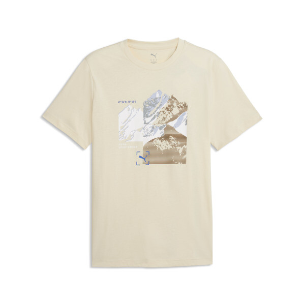 Remera PUMA estampada Mountain para Hombre En Alpine Snow