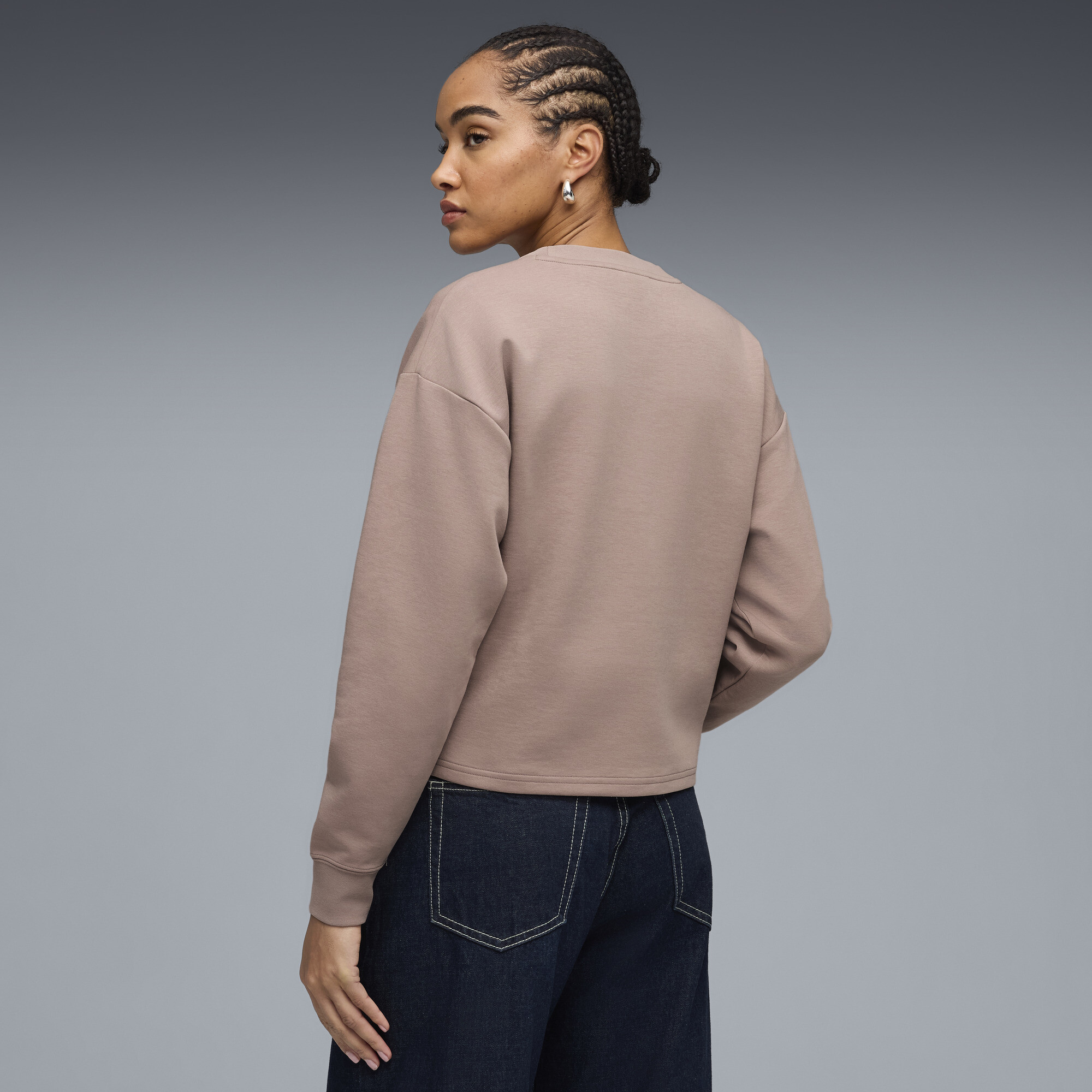 PUMA Essentials Elevated sweatshirt met V-hals voor Dames, Maat S thumbnail 5