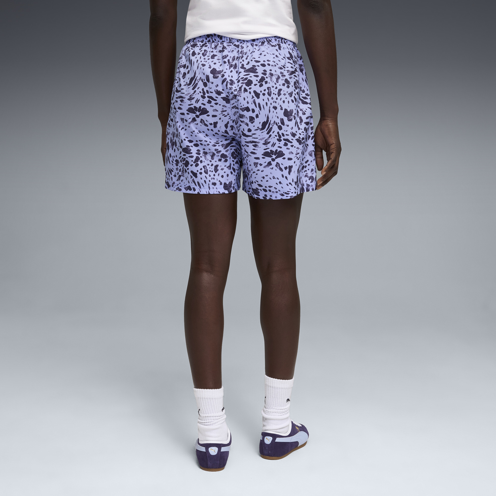 PUMA Essentials Graphics Animal short met opdruk en hoge taille voor Dames, Maat XS thumbnail 3