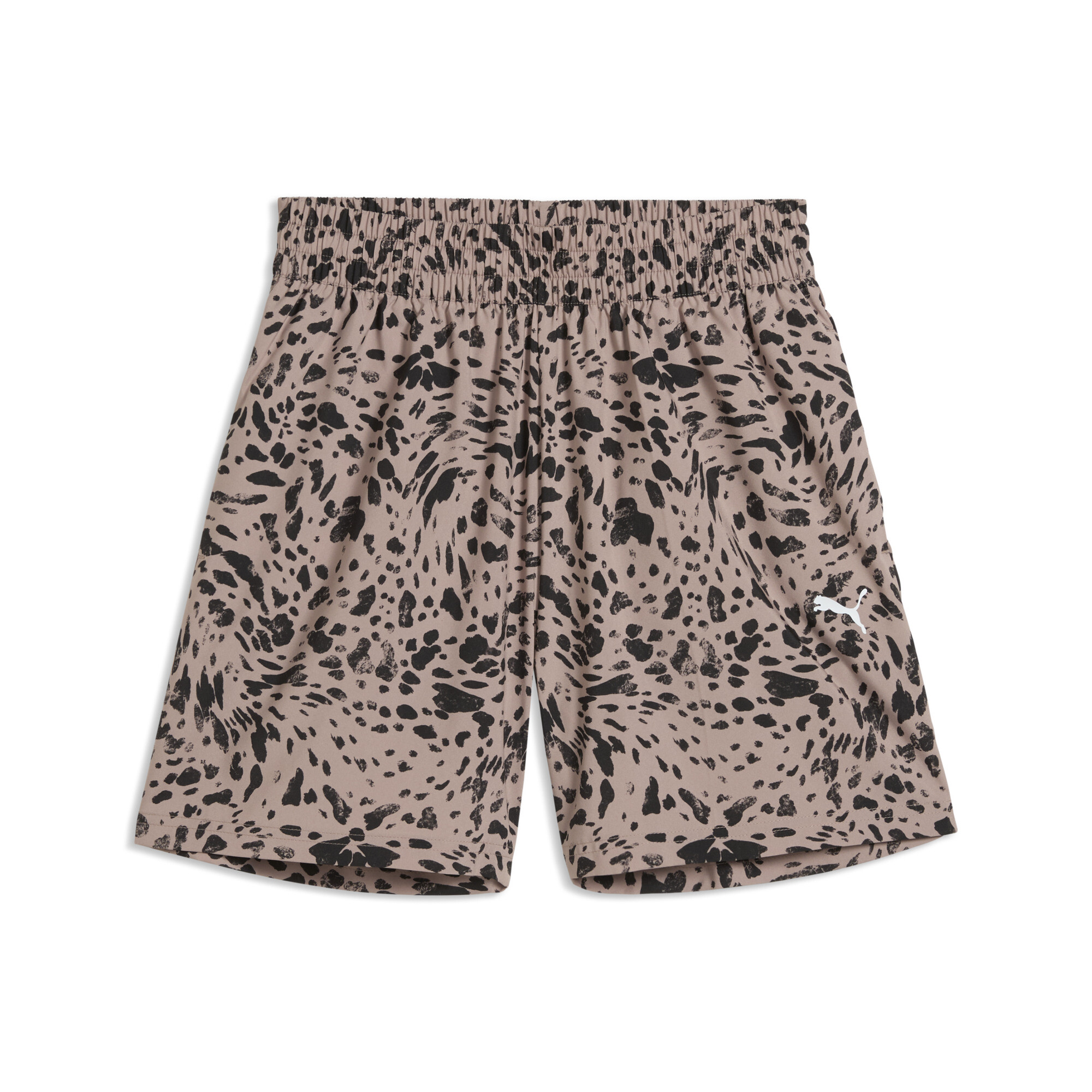 PUMA Essentials Graphics Animal short met opdruk en hoge taille voor Dames, Maat L