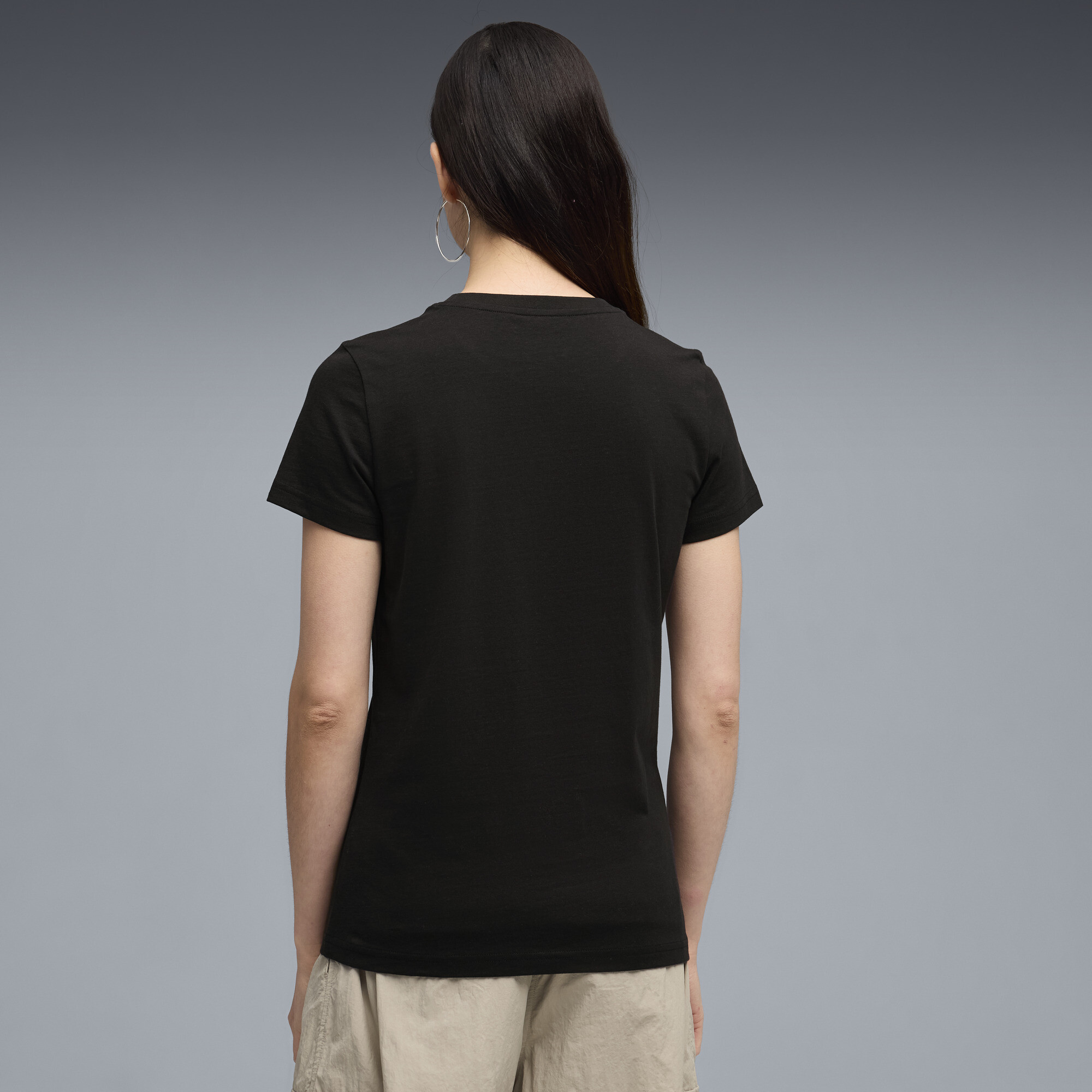 PUMA Essentials Elevated T-shirt voor Dames, Zwart, Maat XS thumbnail 5