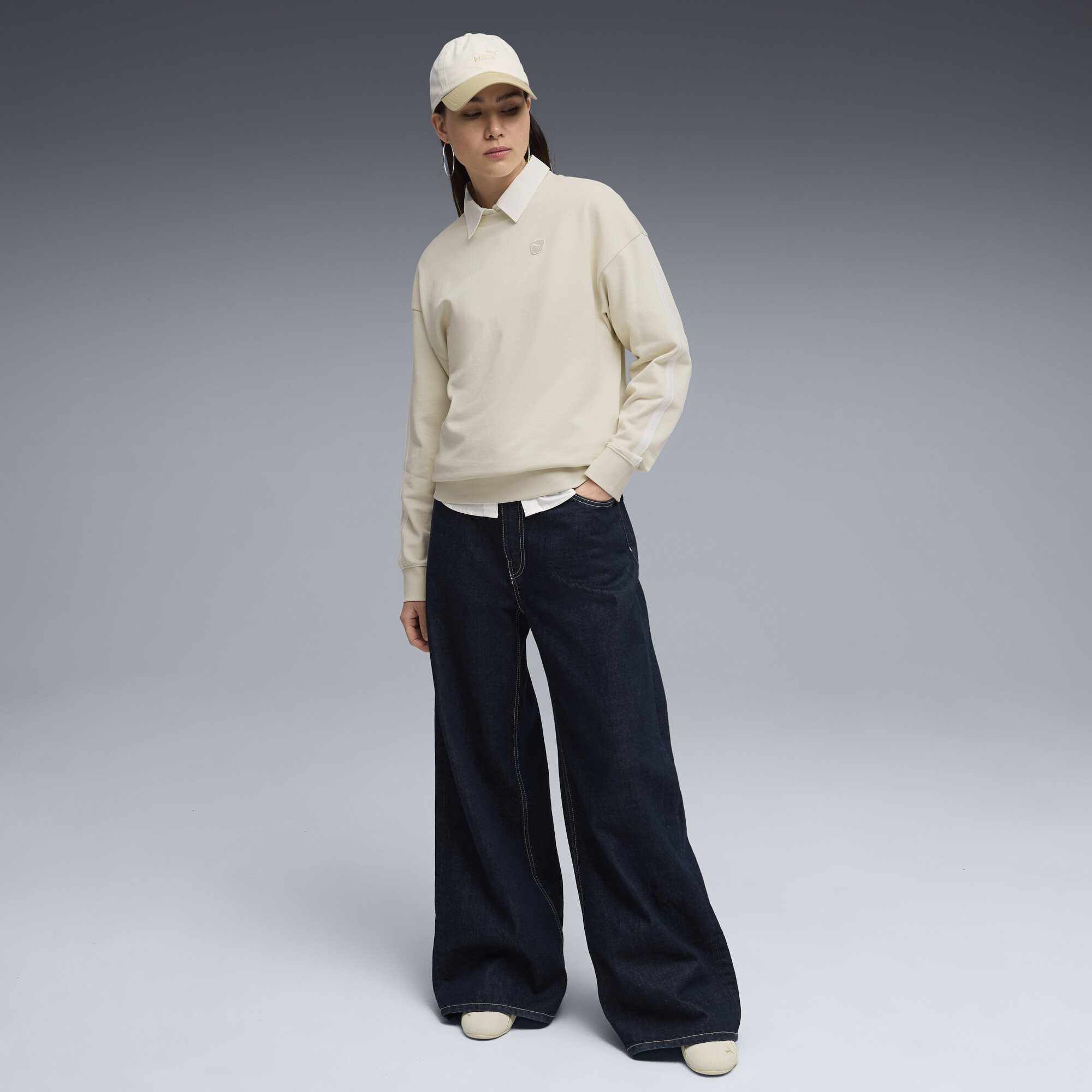 PUMA Essentials Elevated sweatshirt met ronde hals voor Dames, Maat XS thumbnail 4