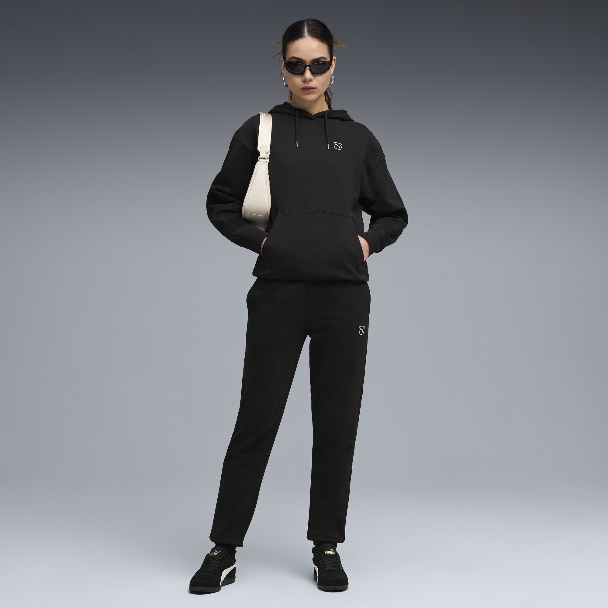 PUMA Essentials Elevated joggingbroek voor Dames, Zwart, Maat XS thumbnail 2