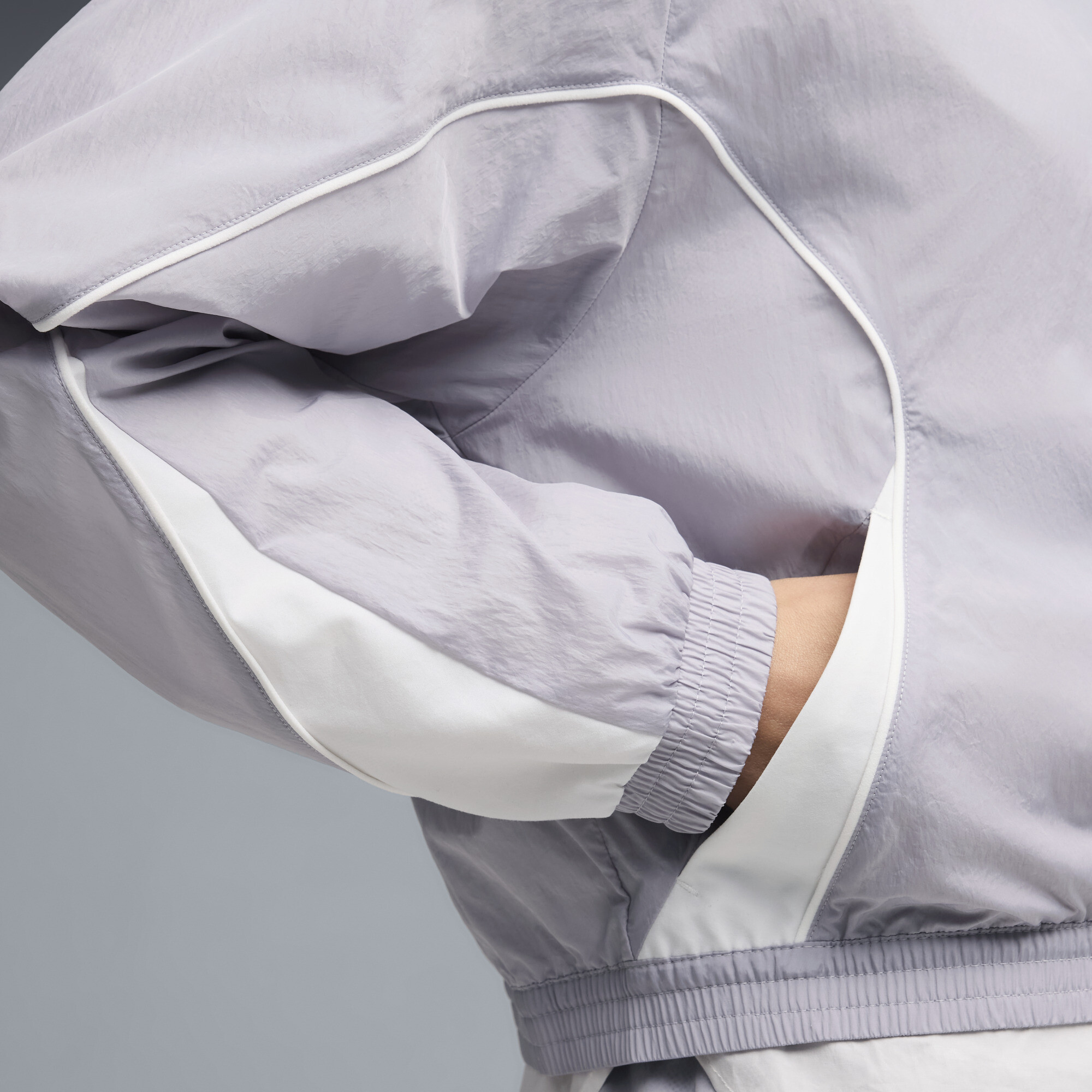 PUMA Sport relaxed jack met volledige rits voor Dames, Zilver, Maat XS thumbnail 4