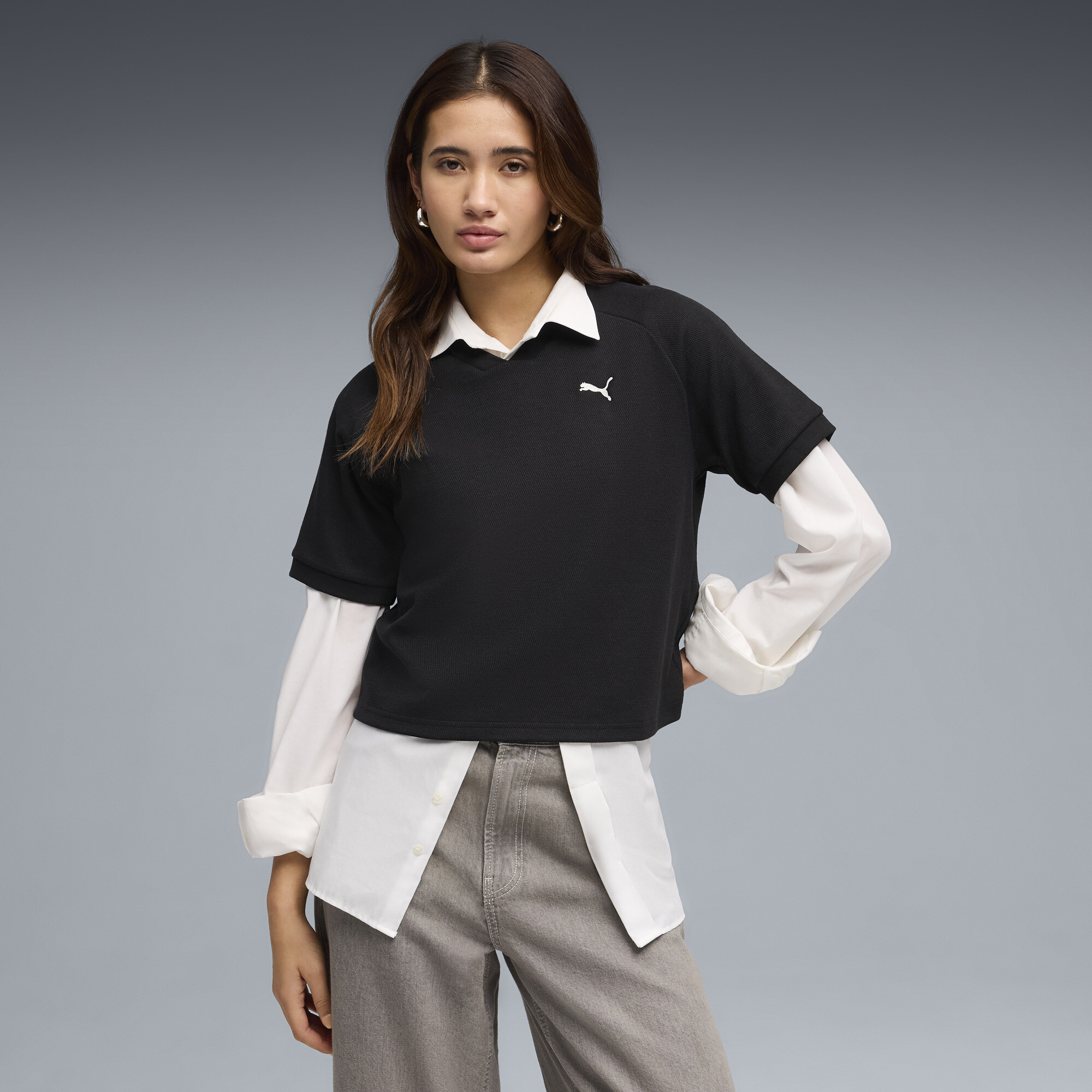 Футболка PUMA Class Relaxed Pinnacle Tee Women | Колір: Чорний