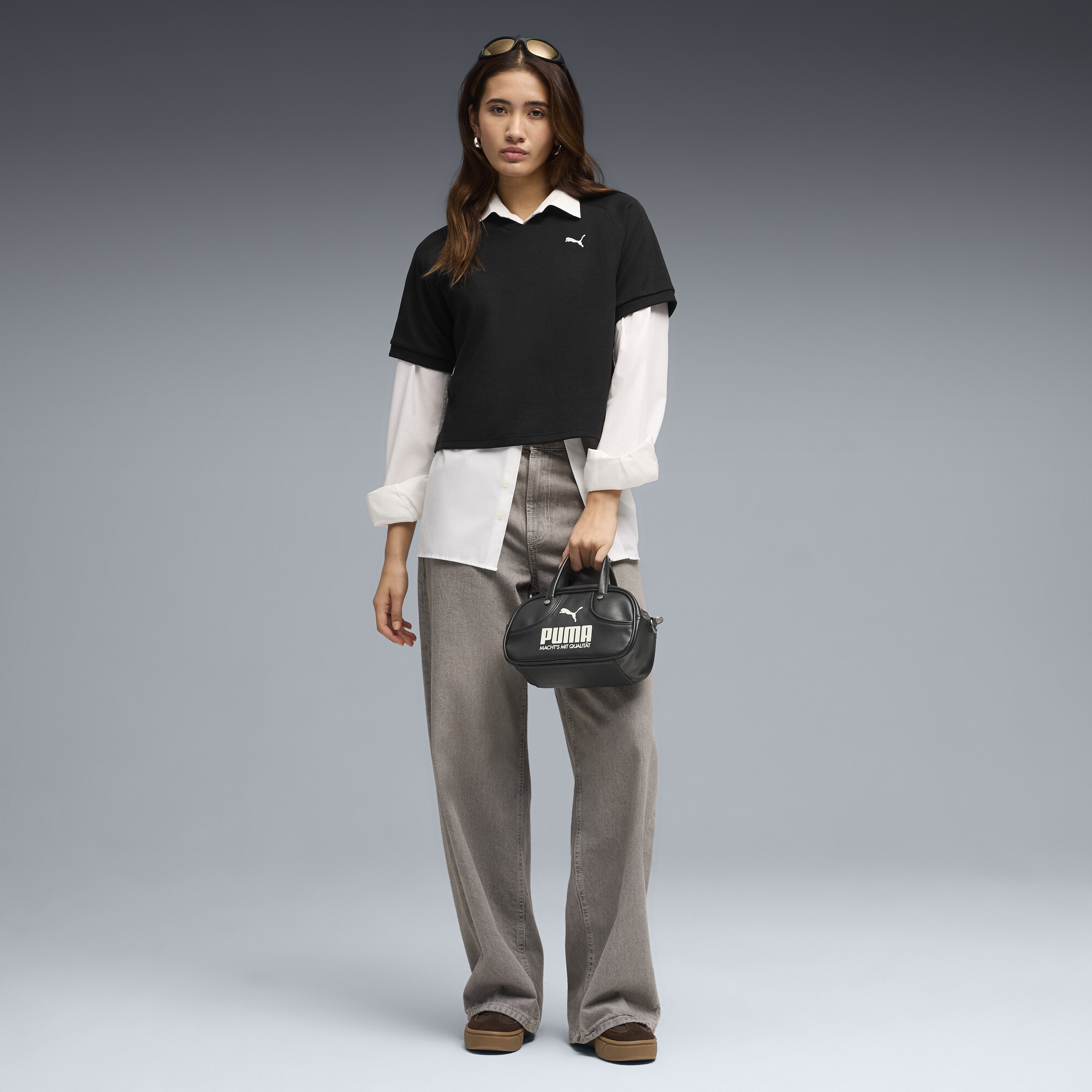 PUMA Class Relaxed Pinnacle T-shirt voor Dames, Zwart, Maat L thumbnail 4