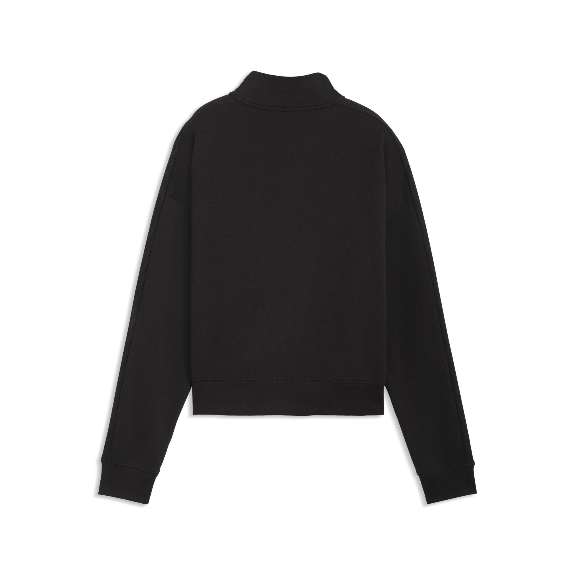 PUMA Class relaxed sweatshirt met halve rits voor Dames, Zwart, Maat XS thumbnail 2