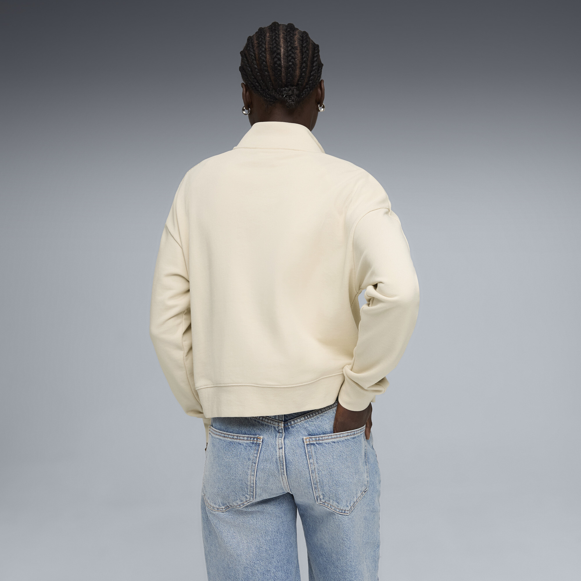 PUMA Class relaxed sweatshirt met halve rits voor Dames, Maat S thumbnail 5