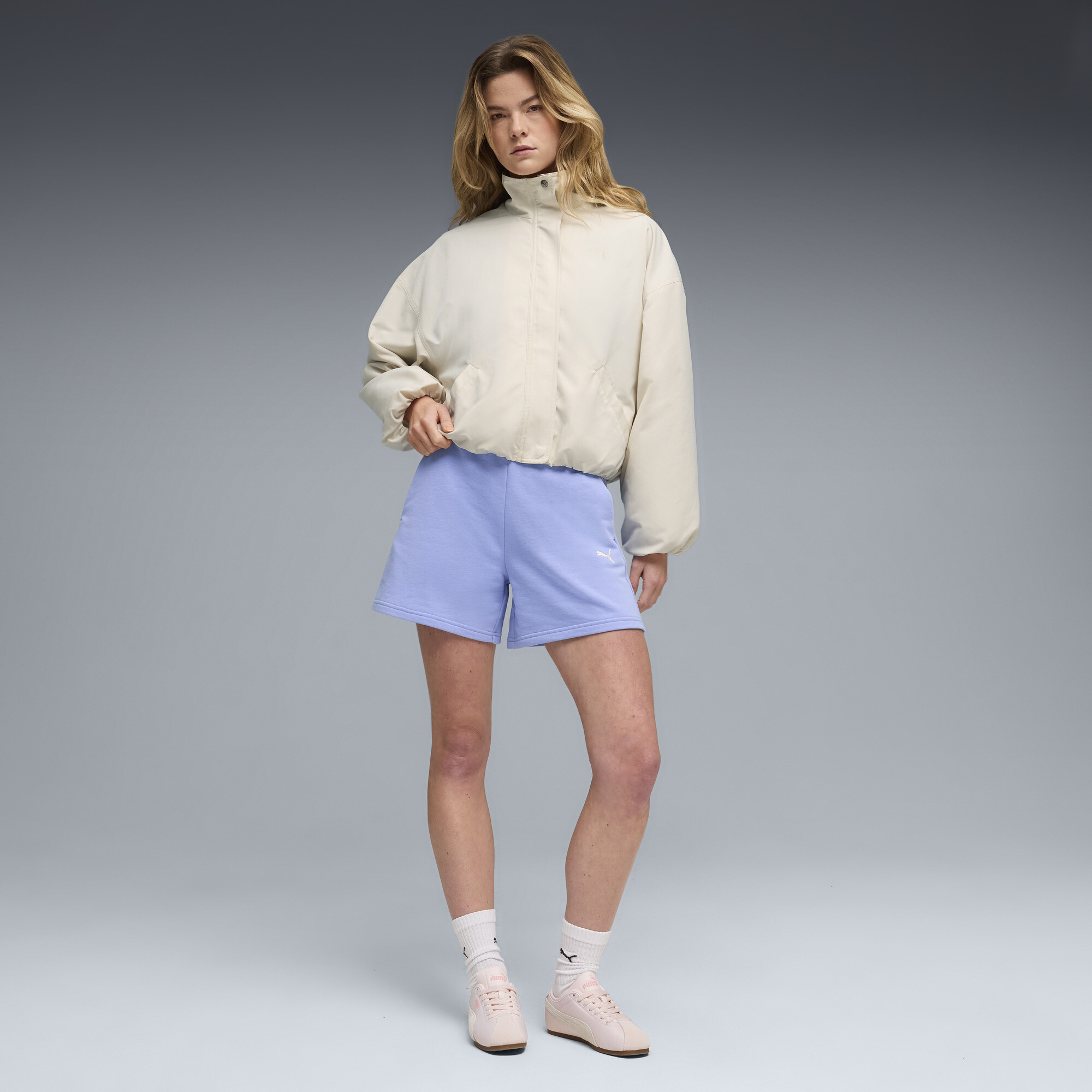 PUMA Class short met hoge taille voor Dames, Maat XL thumbnail 4