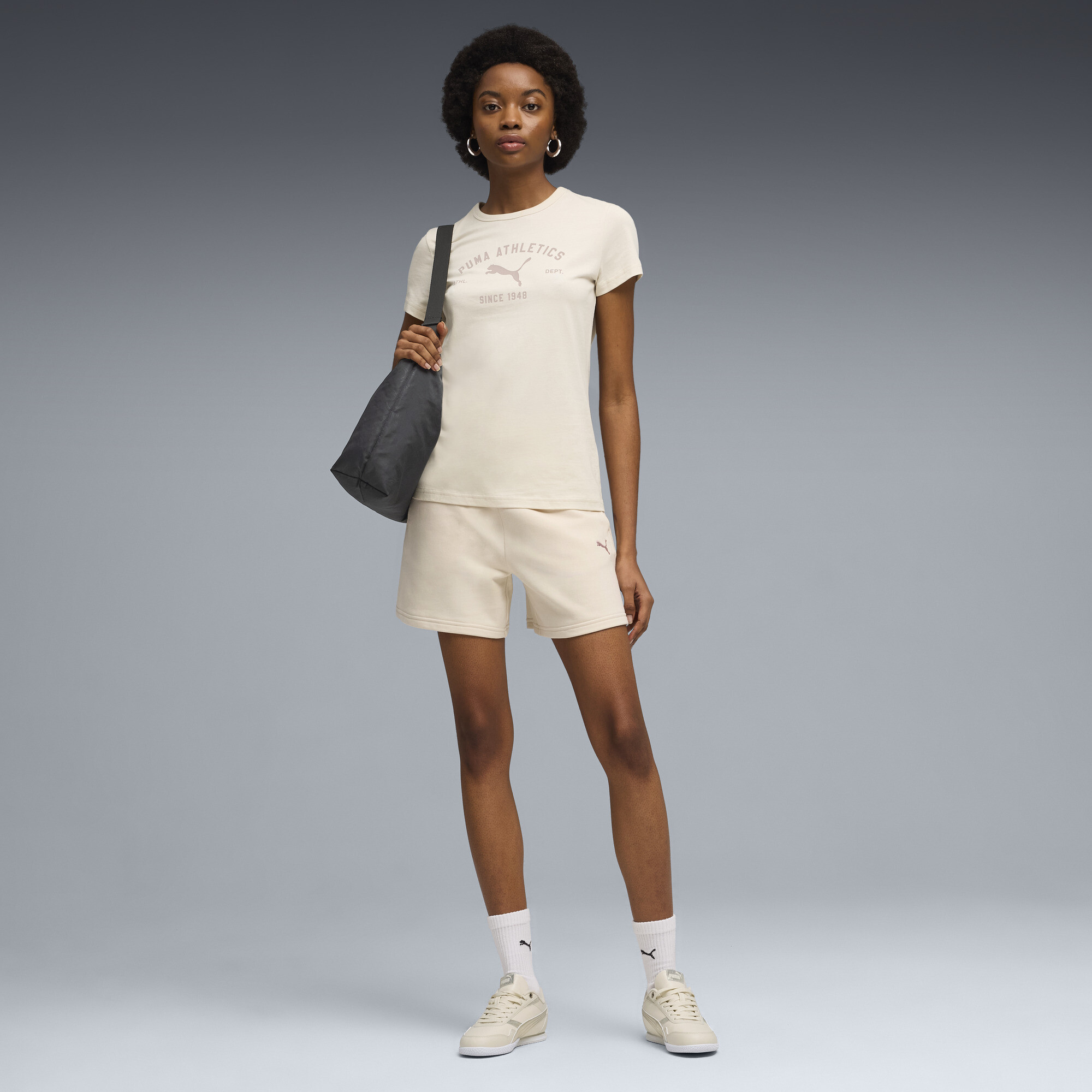 PUMA Class short met hoge taille voor Dames, Maat M thumbnail 4