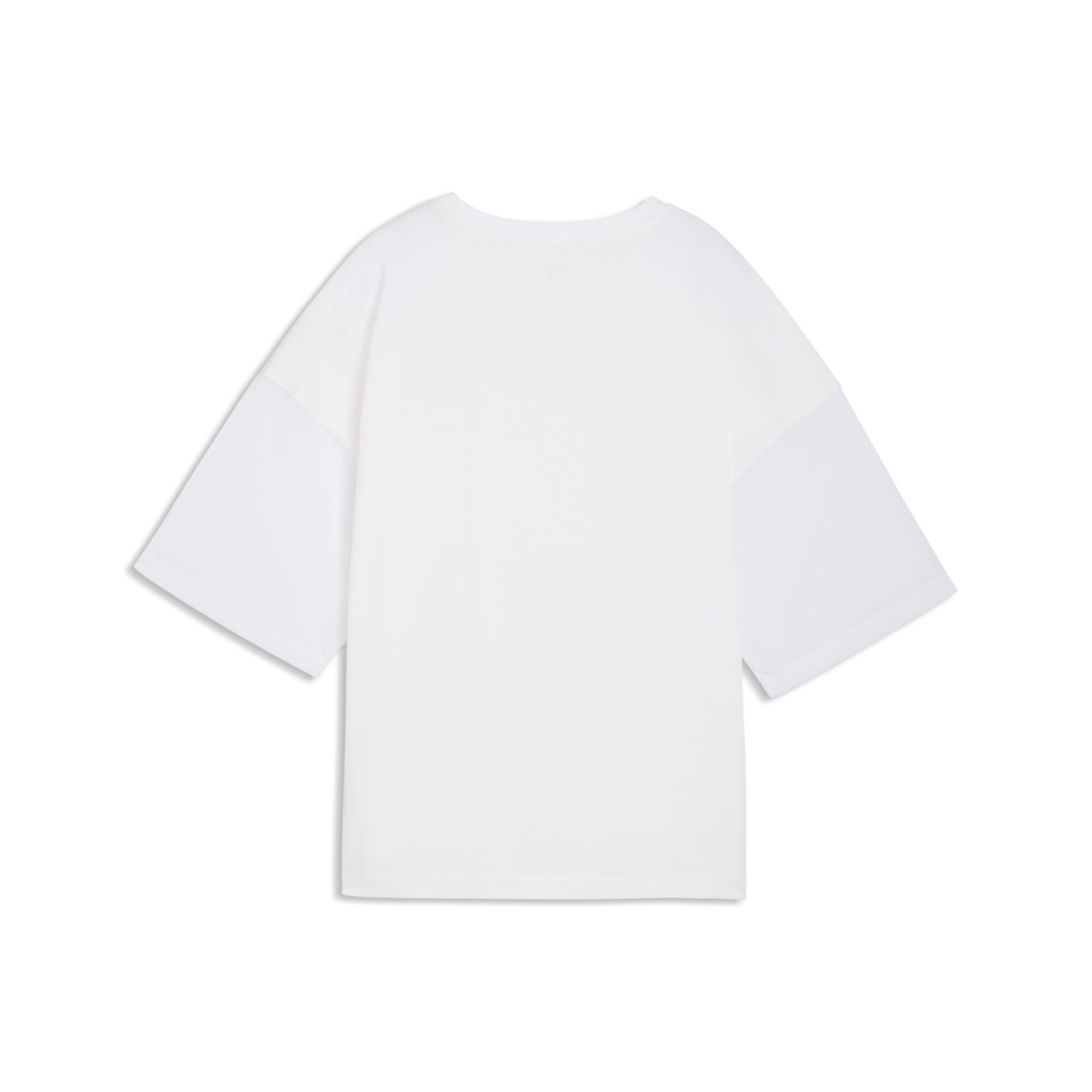 PUMA HER oversized T-shirt voor Dames, Wit, Maat XS thumbnail 2