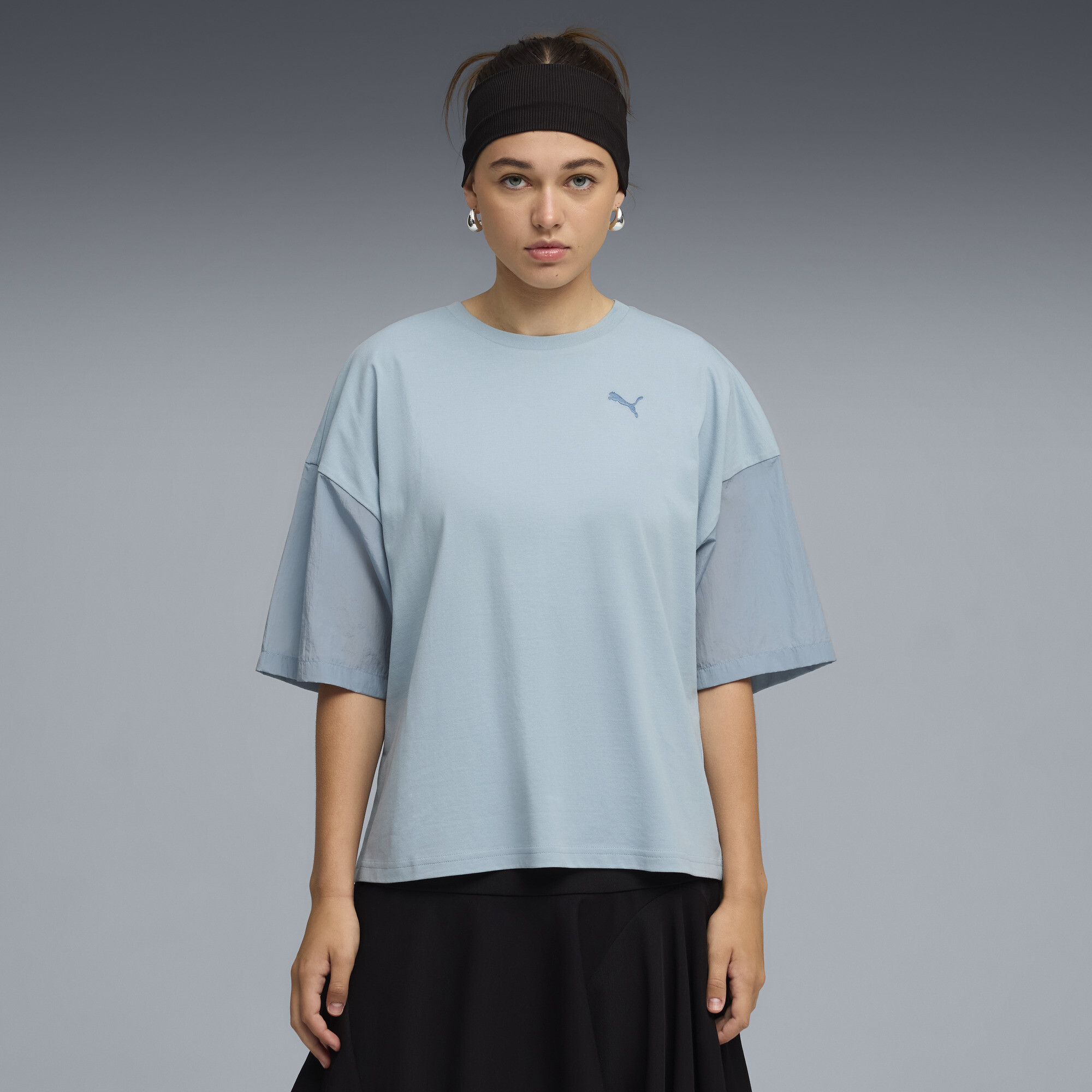 PUMA HER oversized T-shirt voor Dames, Maat S