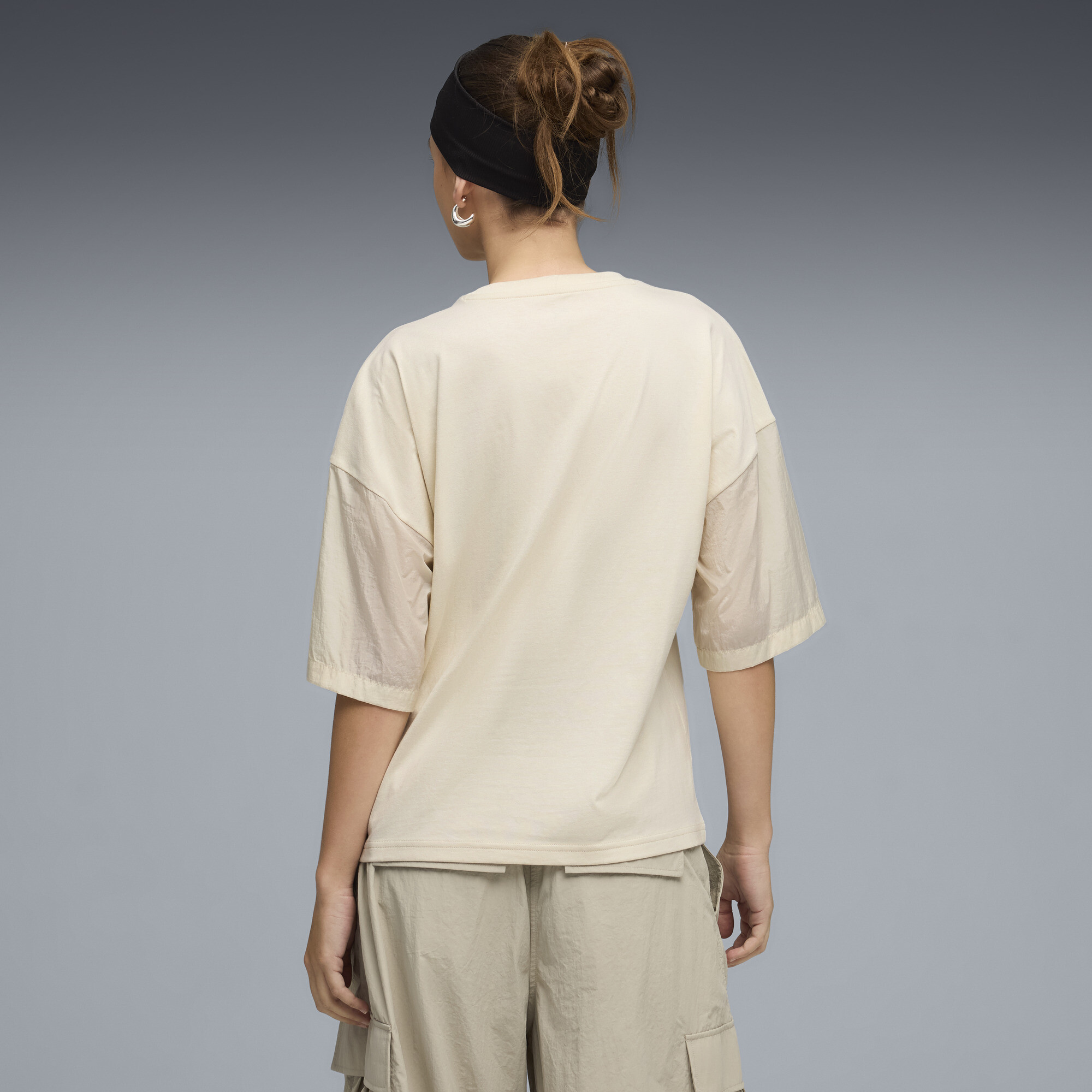 PUMA HER oversized T-shirt voor Dames, Maat L thumbnail 5