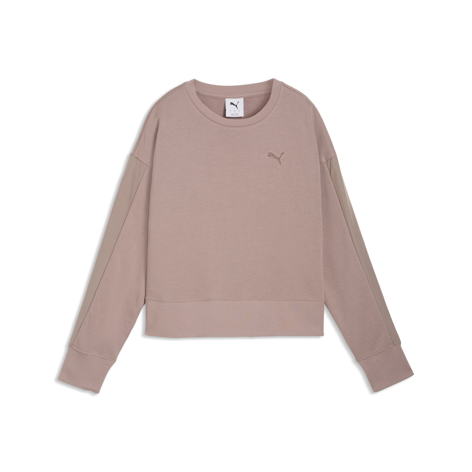 PUMA HER relaxed sweatshirt met ronde hals voor Dames, Maat S thumbnail 3