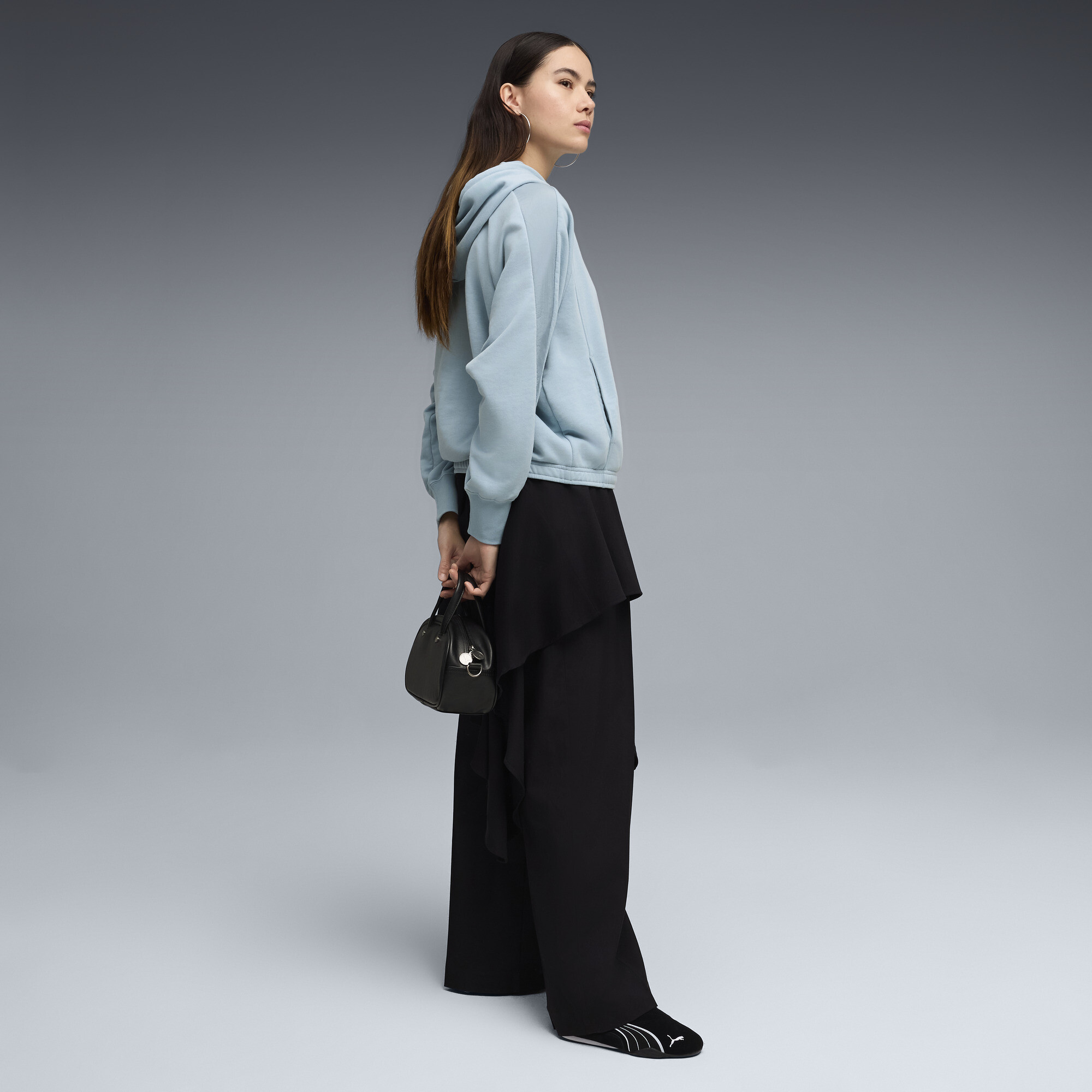 PUMA HER oversized hoodie voor Dames, Maat XS thumbnail 4