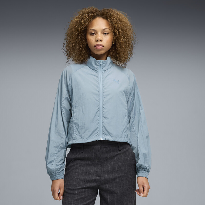 

Women's PUMA HER Relaxed Woven Full-Zip Jacket