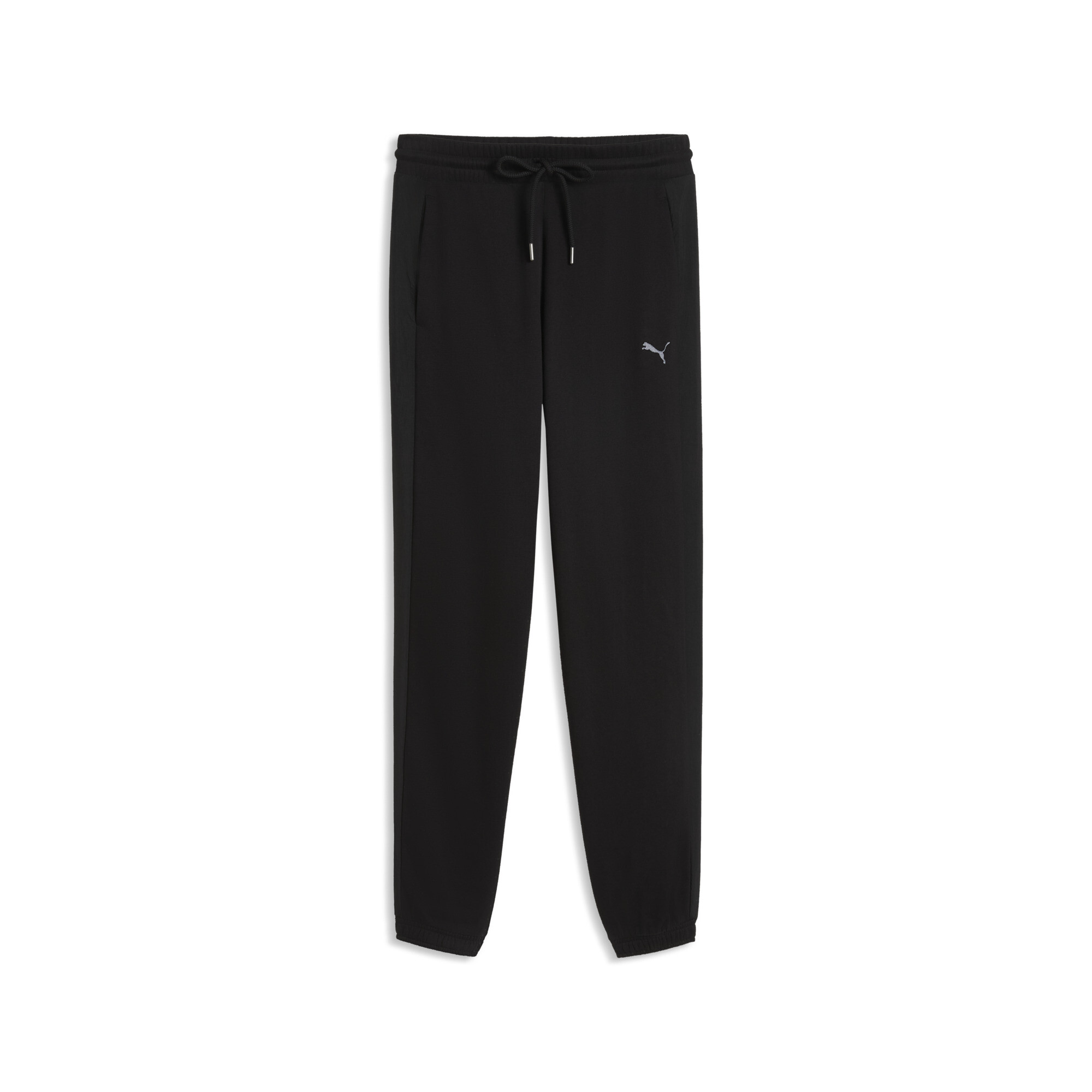 PUMA HER joggingbroek met hoge taille voor Dames, Zwart, Maat L thumbnail 3